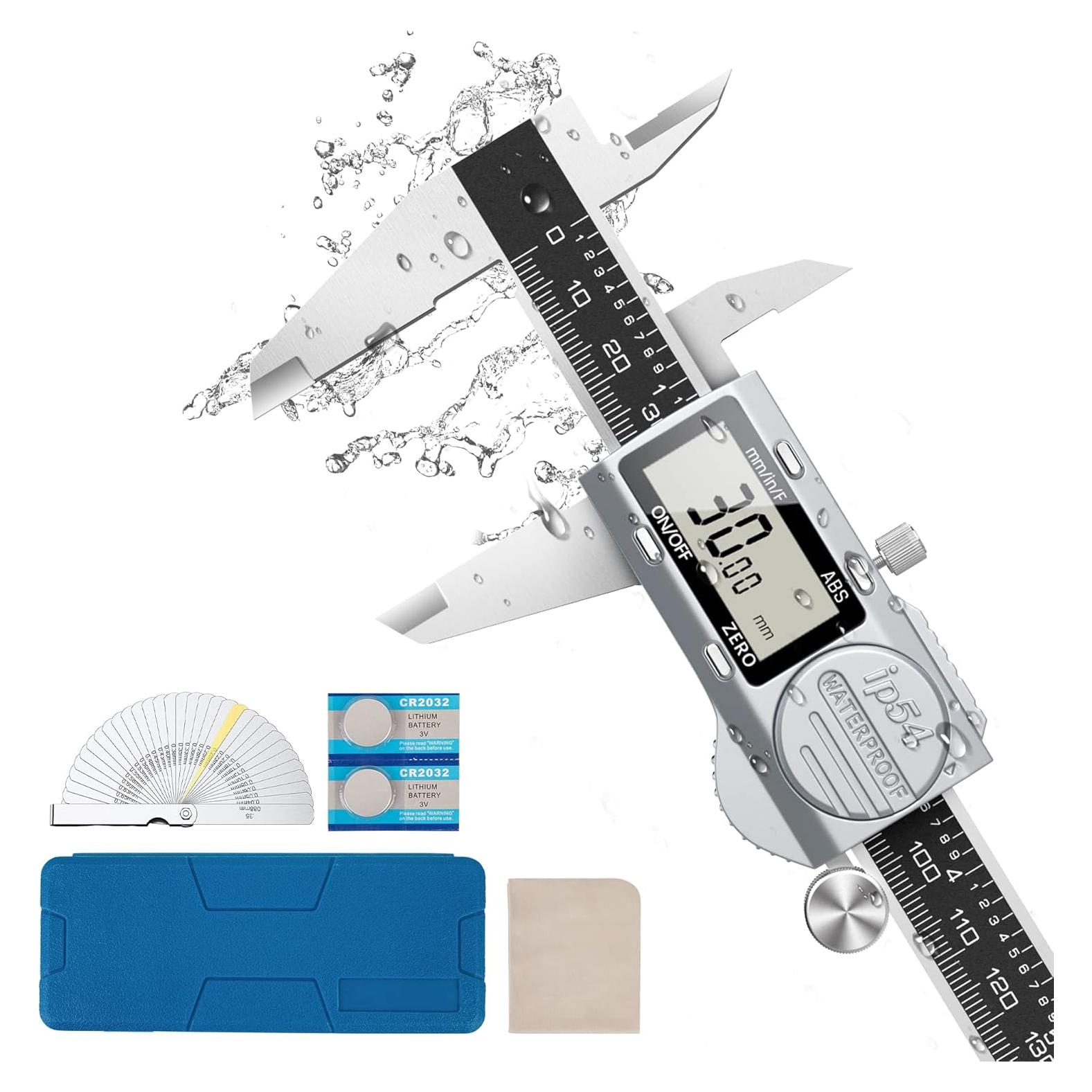 Calibrador Digital Housolution 15 cm IP54 Acero Inoxidable