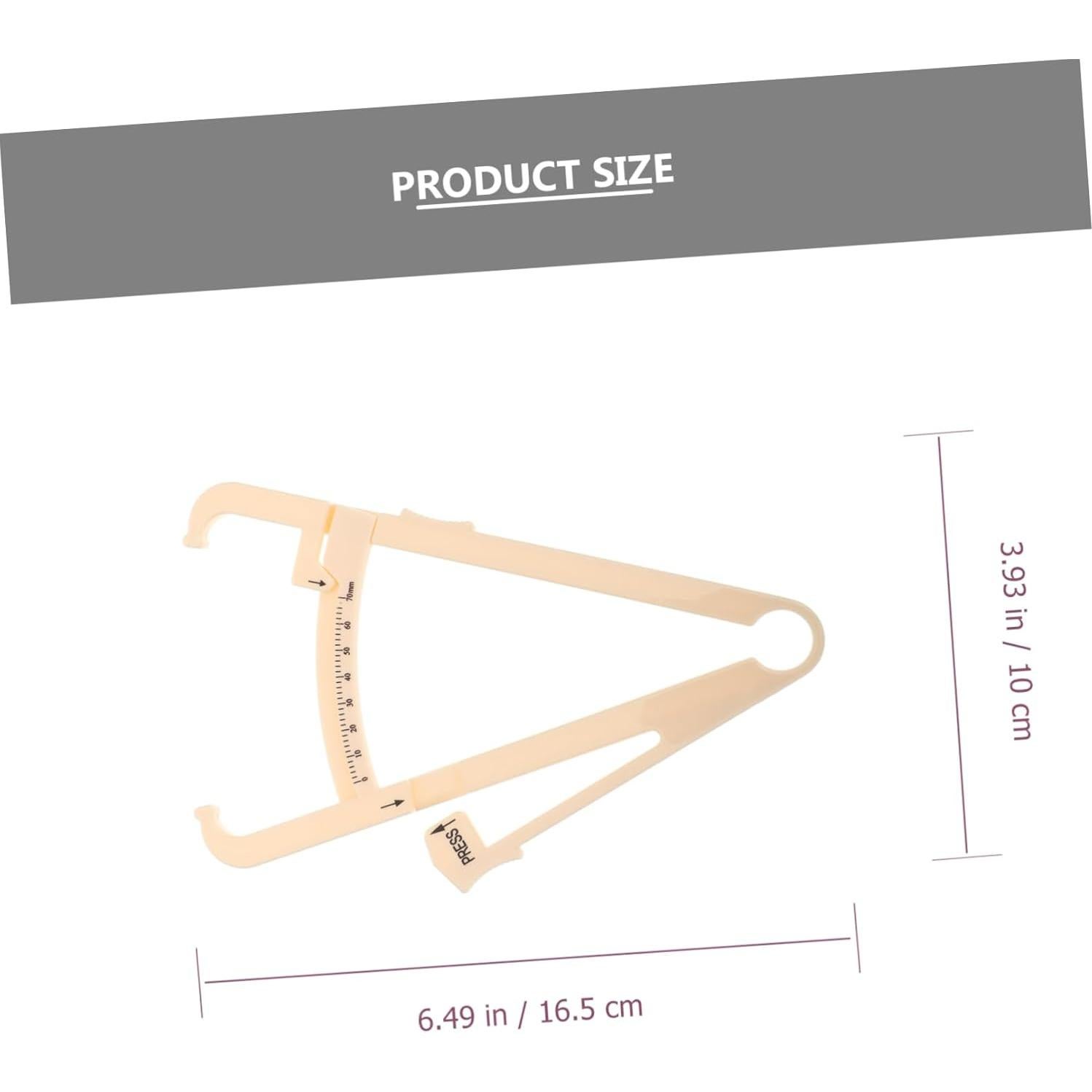 Calibrador de Grasa Corporal YOSADIER 2 Piezas ABS Portátil