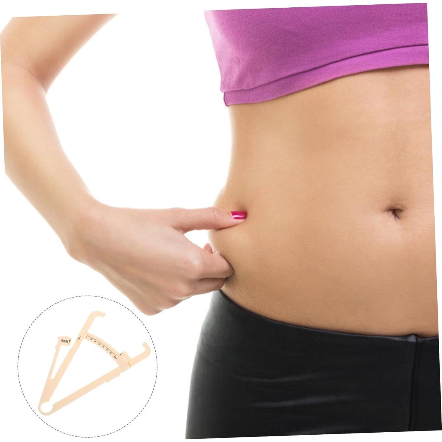 Calibrador de Grasa Corporal YOSADIER 2 Piezas ABS Portátil