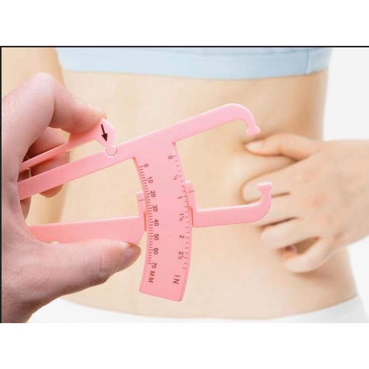 Calibrador de Grasa Corporal Joykare Blanco con Tabla de Porcentaje