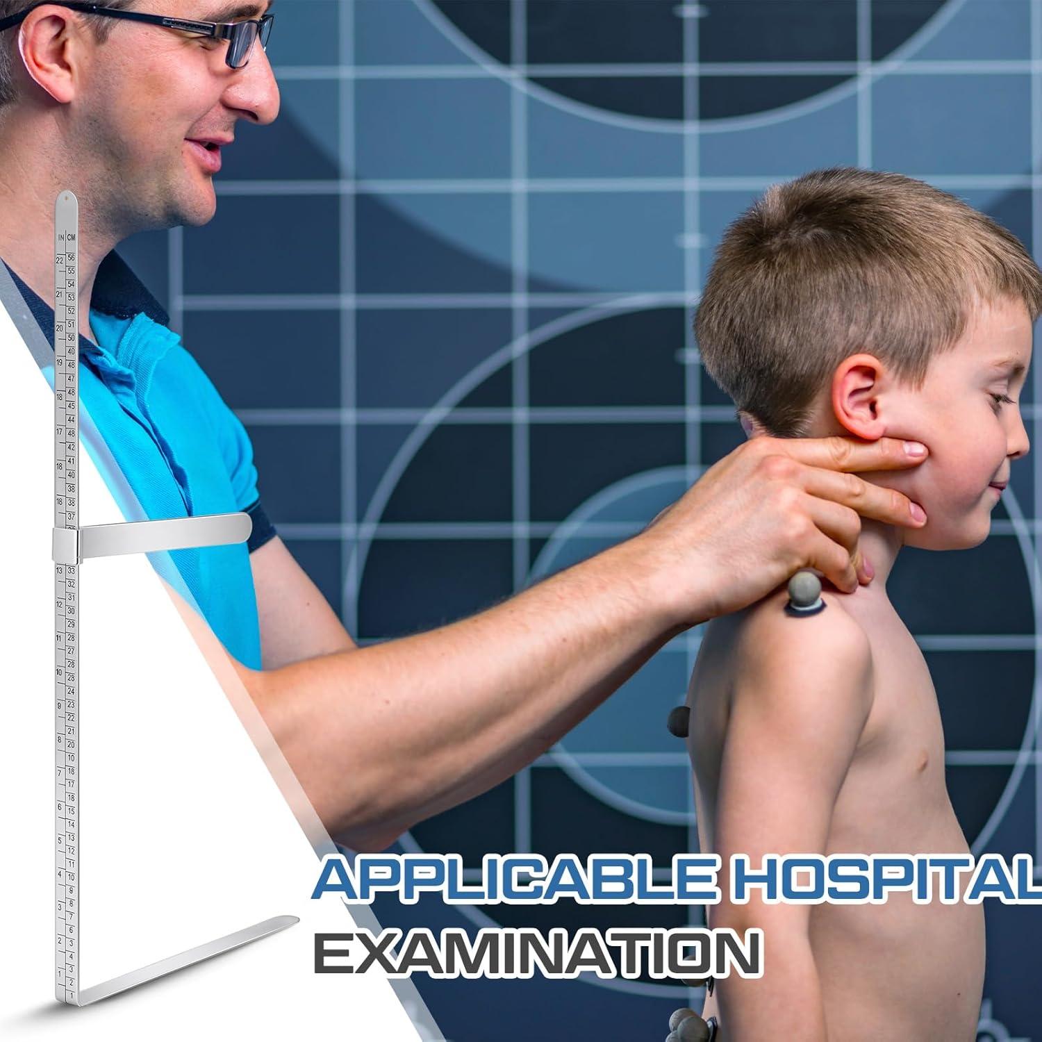 Regla de Calibración Rayos X 56 cm Acero Inoxidable Saysurey