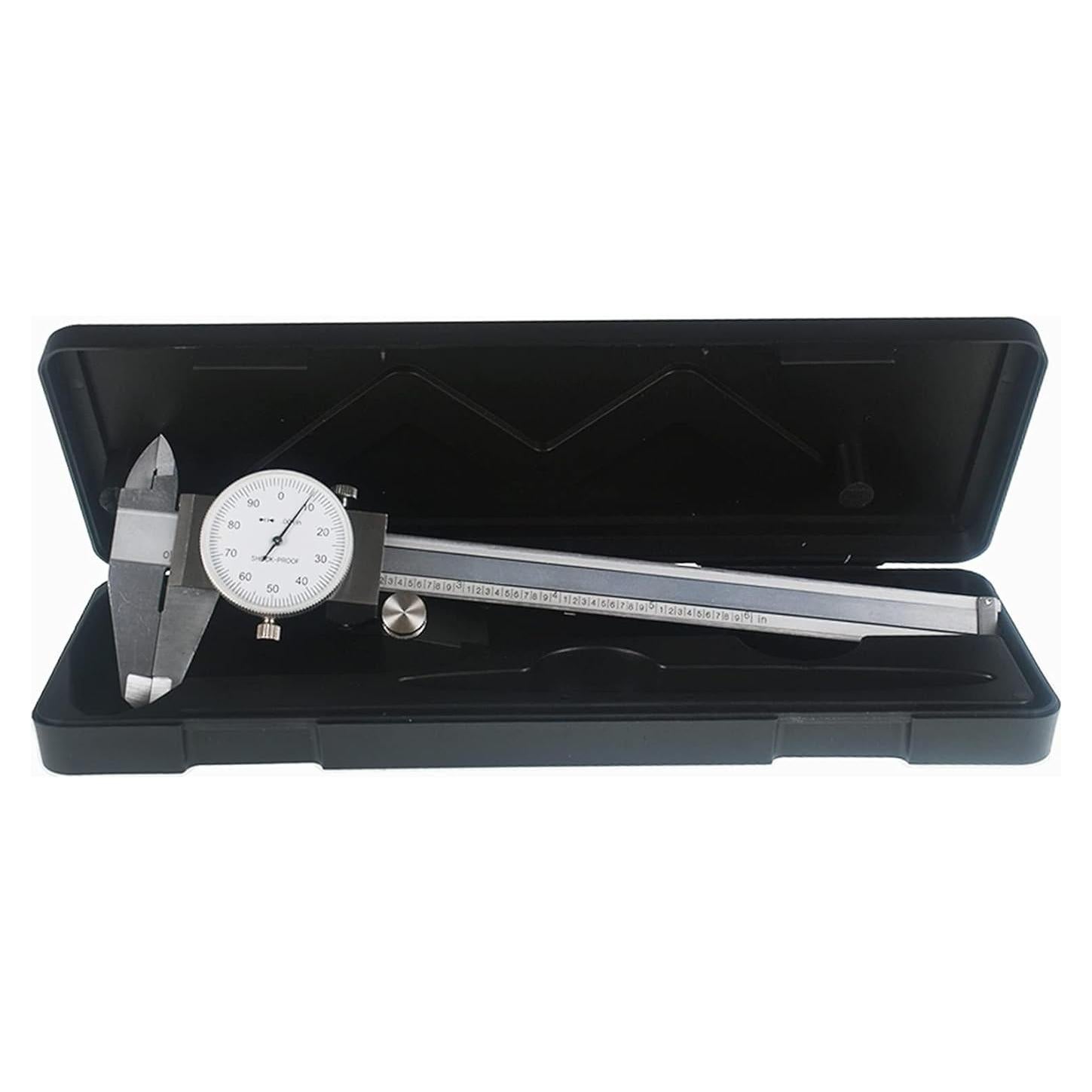 Calibrador de Dial findmall 15.24 cm Acero Inoxidable Precisión 0.001