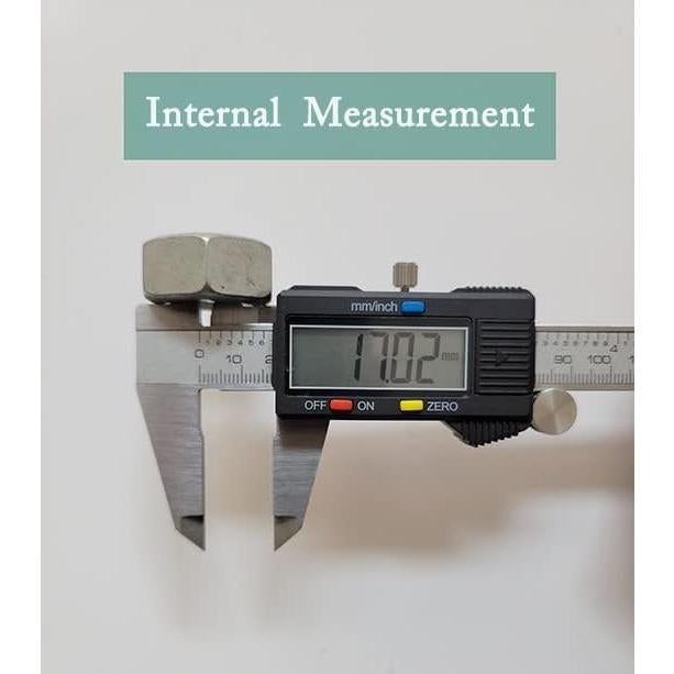 Calibrador Digital YKLSXKC 0-150 mm Acero Inoxidable LCD