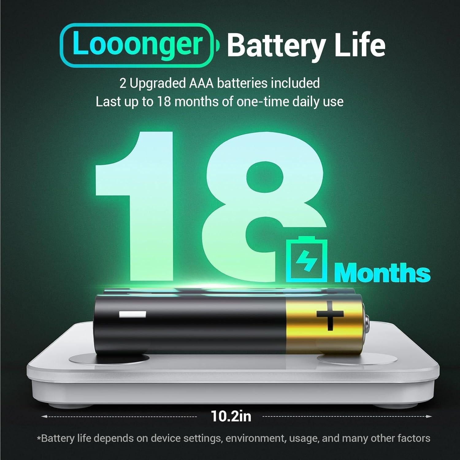 Escala Inteligente Ovutek BMI Digital para Peso Corporal 180kg