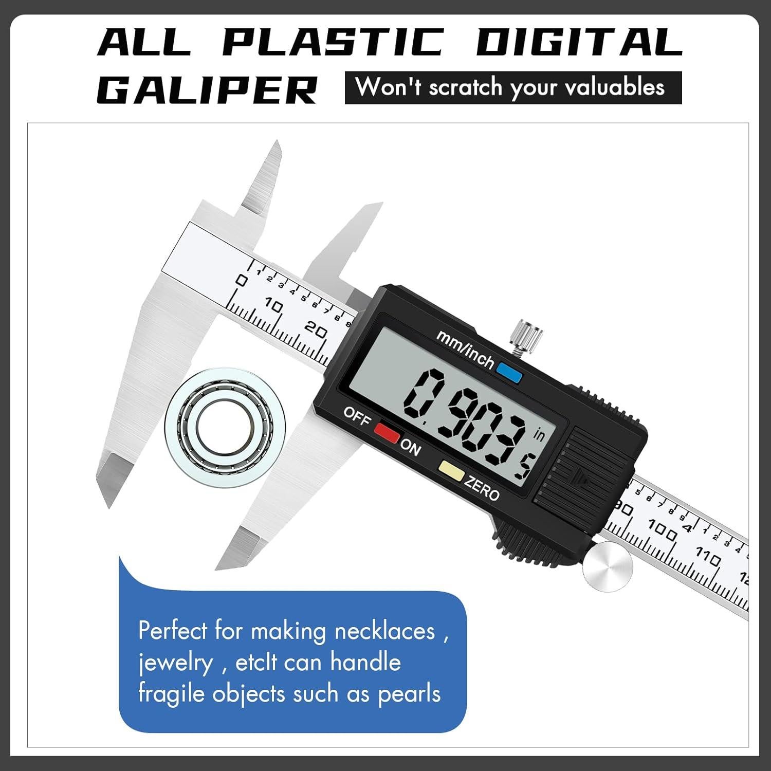 Calibrador Digital Electrónico 150 mm Acero Inoxidable LCD