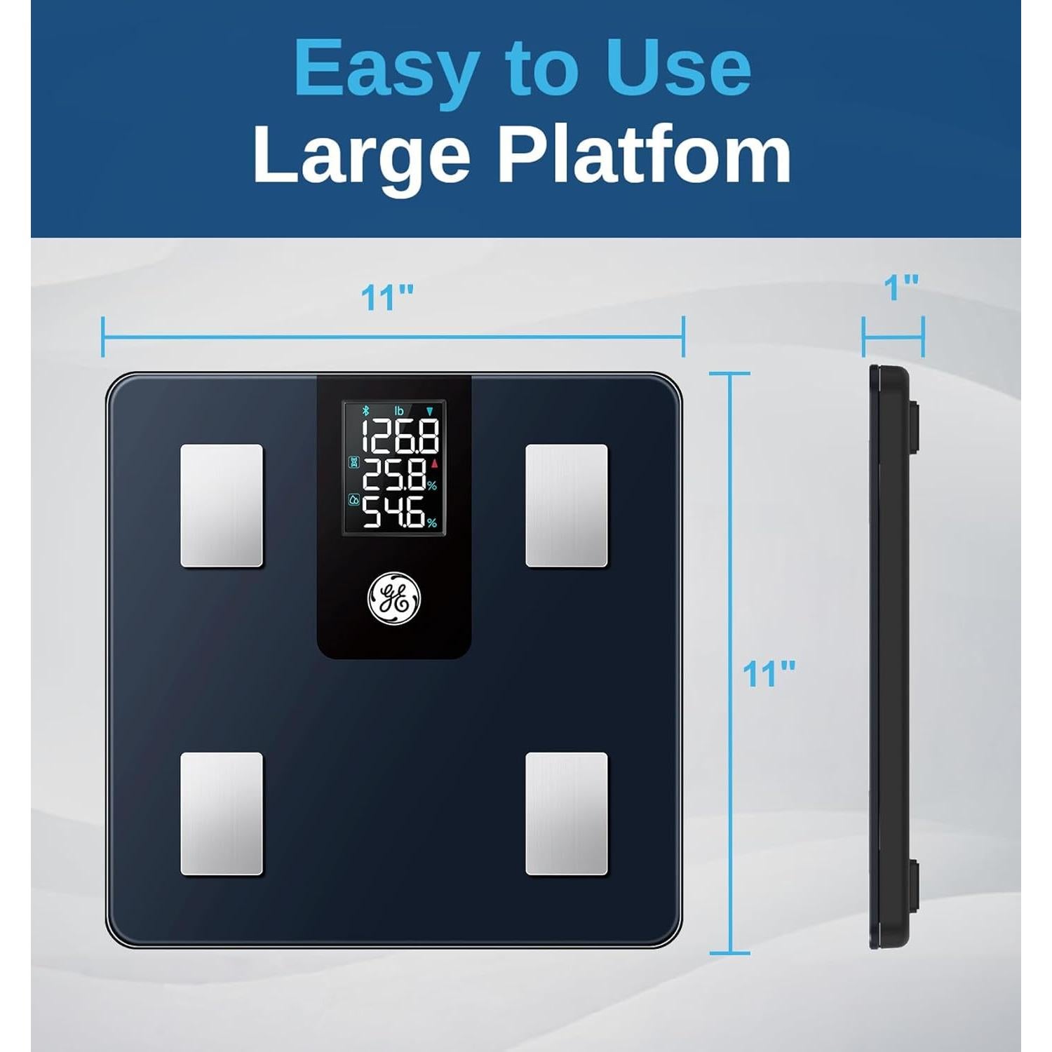 Báscula Inteligente GE Fit Plus para Peso y Grasa Corporal