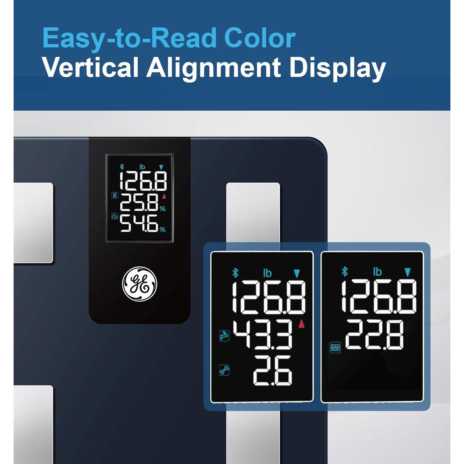 Báscula Inteligente GE Fit Plus para Peso y Grasa Corporal