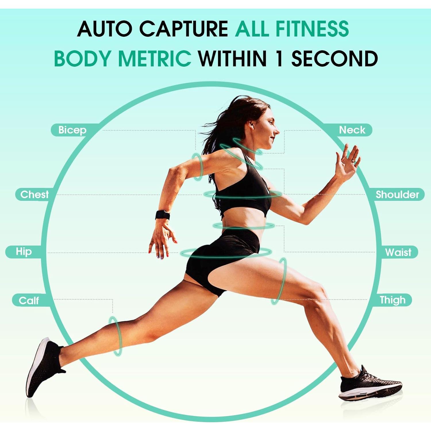 Cinta de Medir Corporal Inteligente TOYOSO con Bluetooth y APP