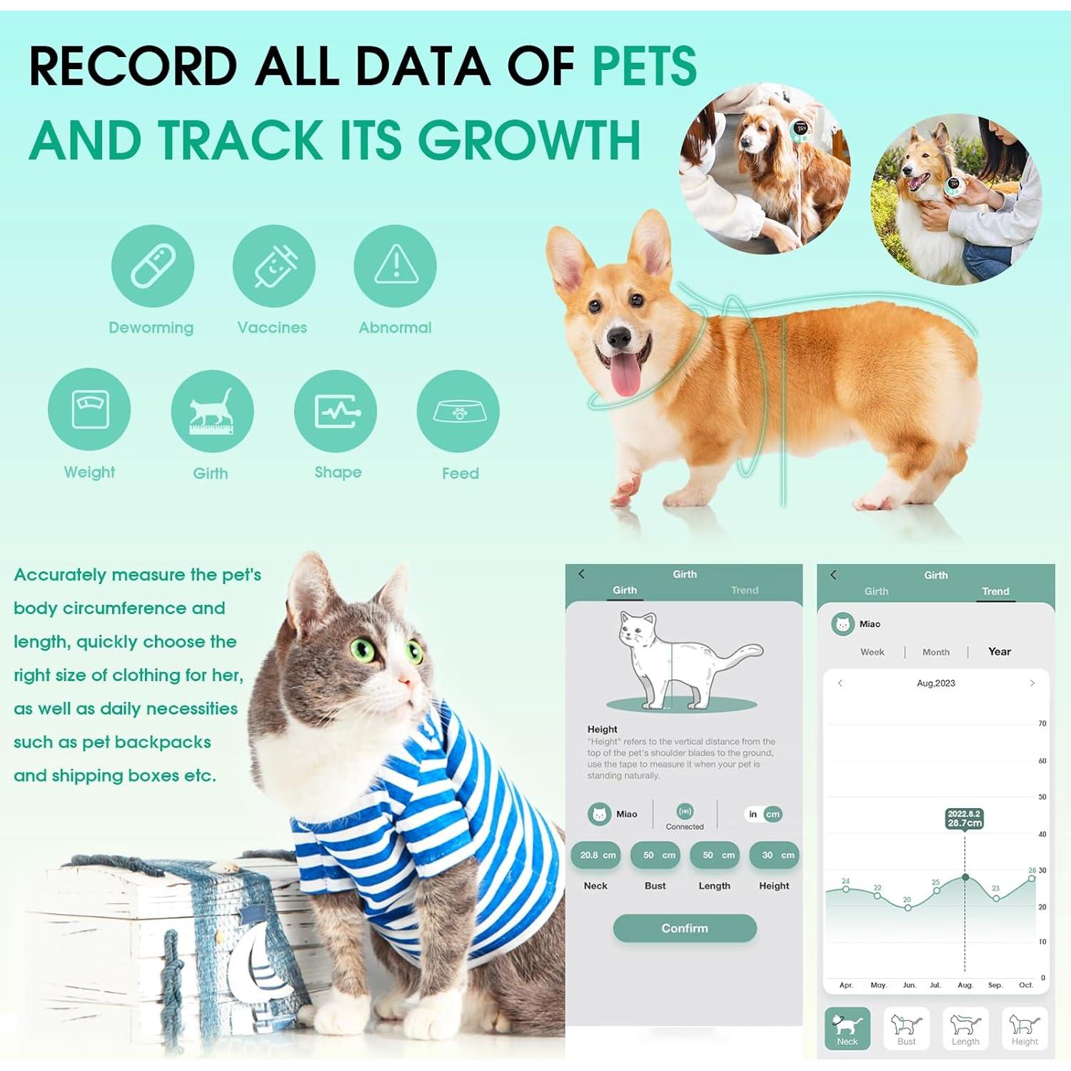Cinta de Medir Corporal Inteligente TOYOSO con Bluetooth y APP