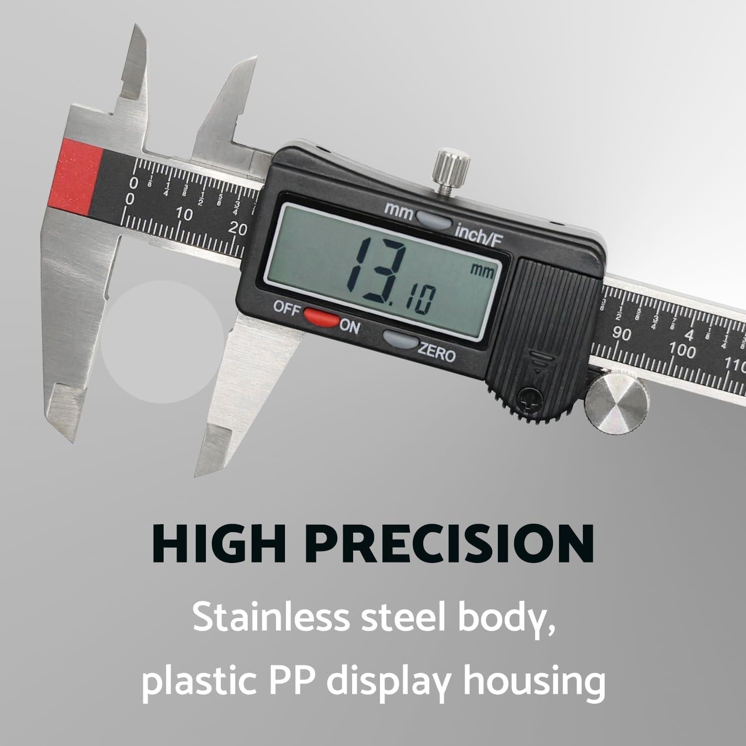 Calibrador Digital S&F STEAD & FAST 150mm Acero Inoxidable