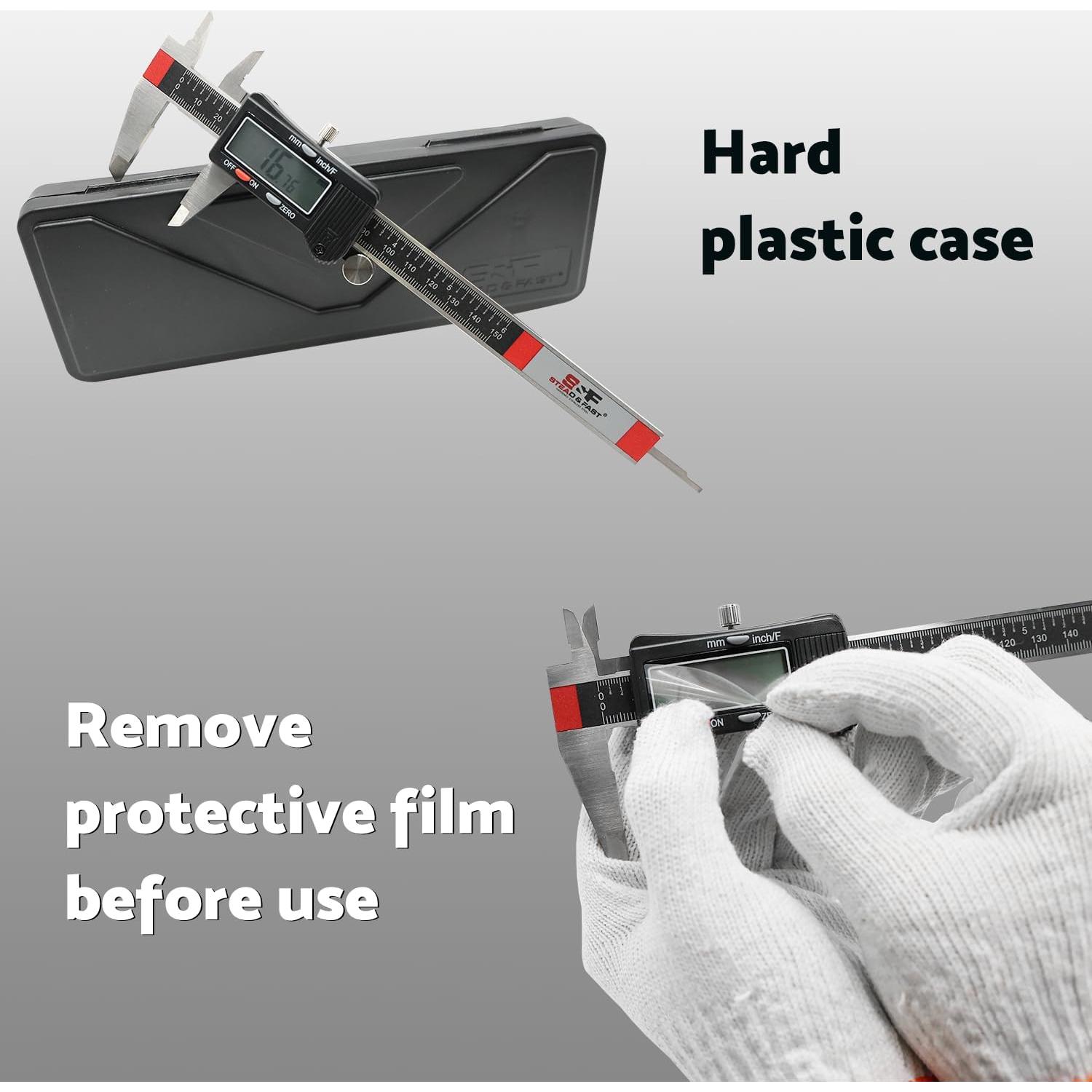 Calibrador Digital S&F STEAD & FAST 150mm Acero Inoxidable