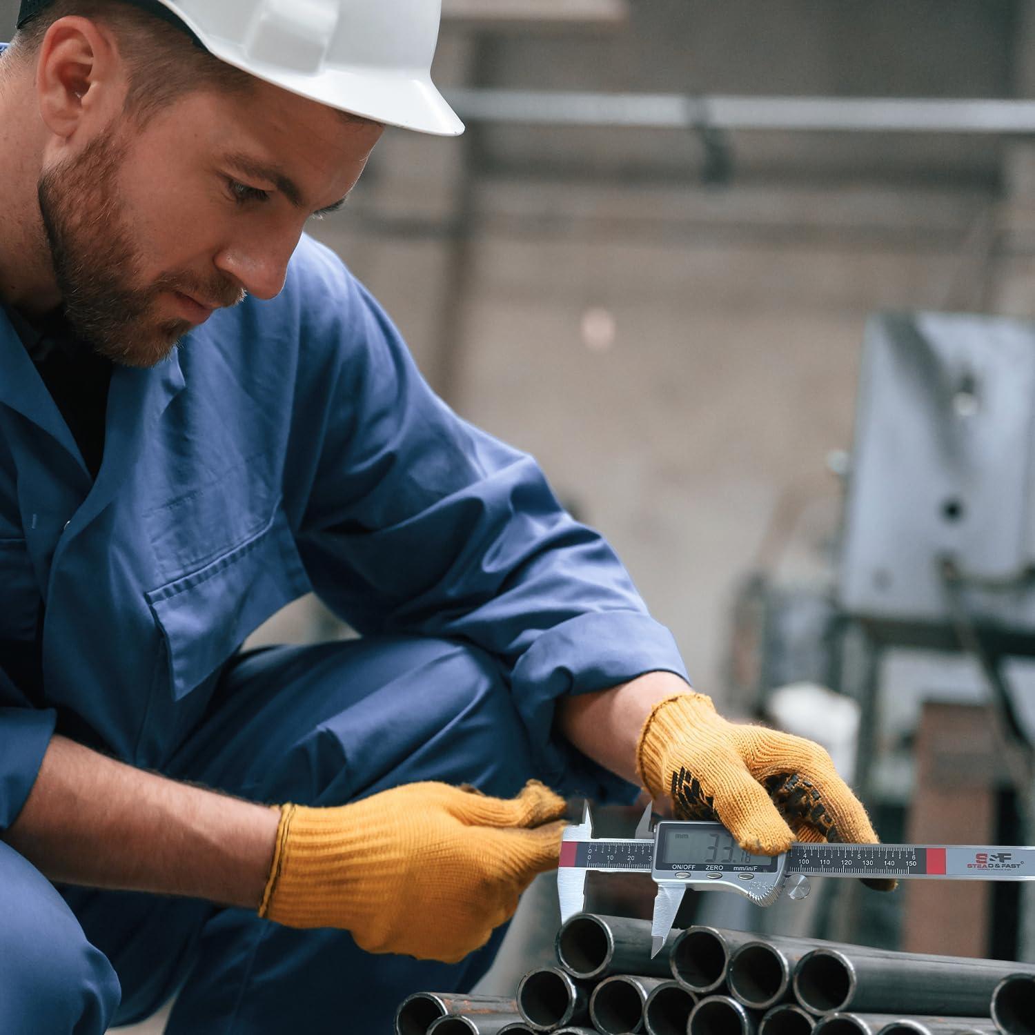 Calibrador Digital S&F STEAD & FAST 150mm Acero Inoxidable