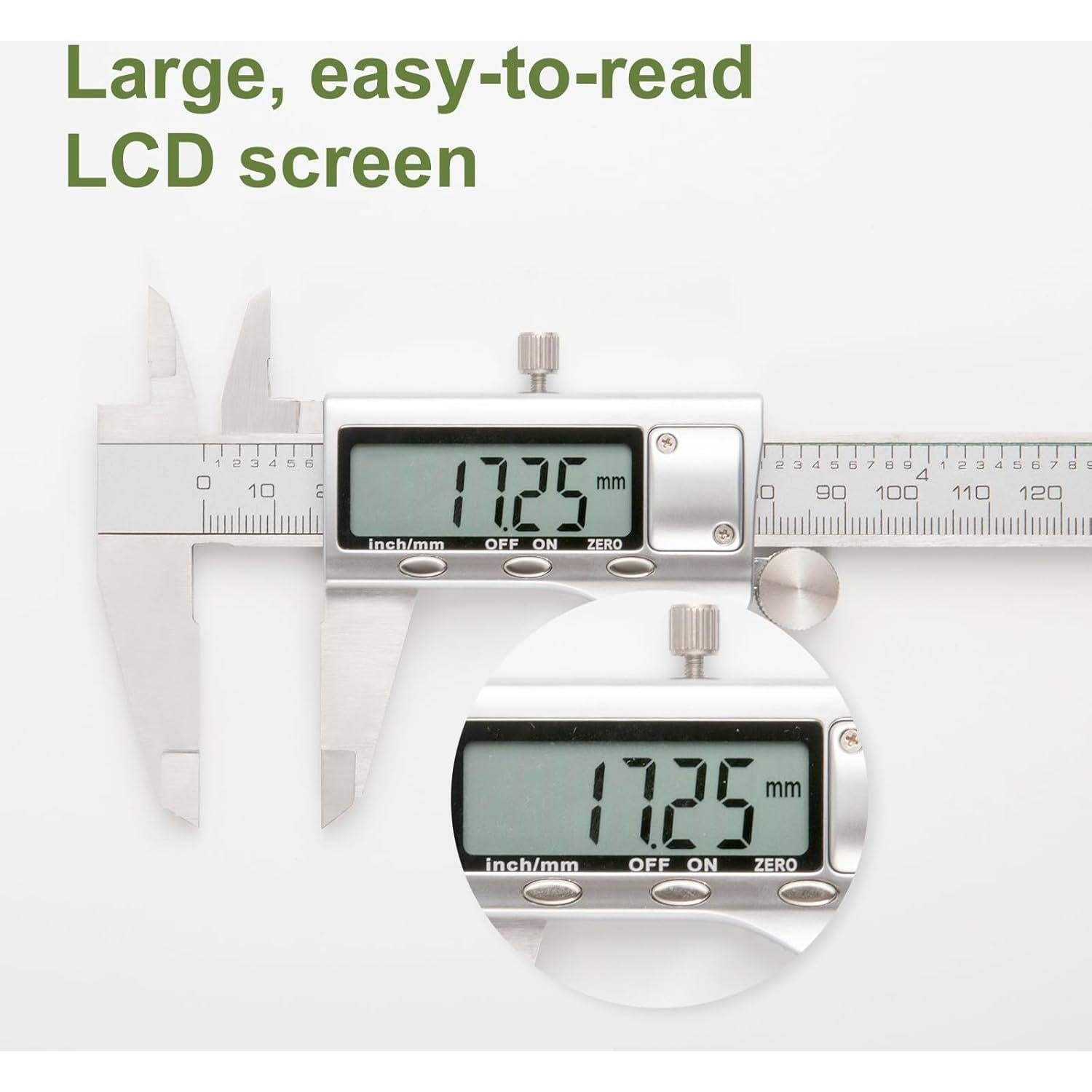 Calibrador Digital de Acero Inoxidable Sanming HKZ150 0-152.4 mm