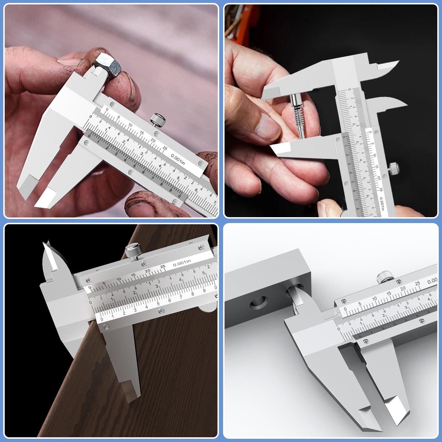 Calibrador Vernier 150mm HDLNAK Alta Precisión 0.02mm