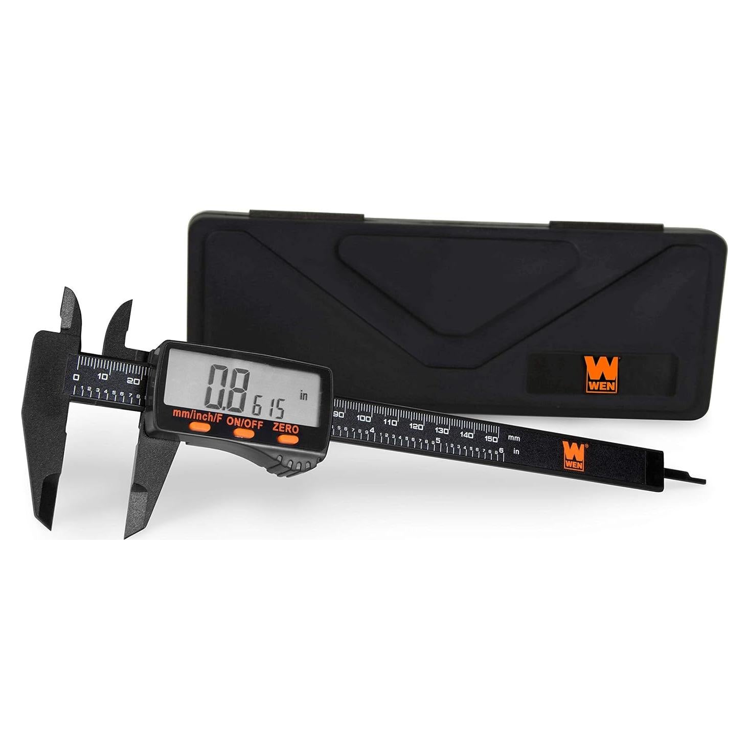 Calibrador Digital WEN 10761 de 15.5 cm con Pantalla LCD