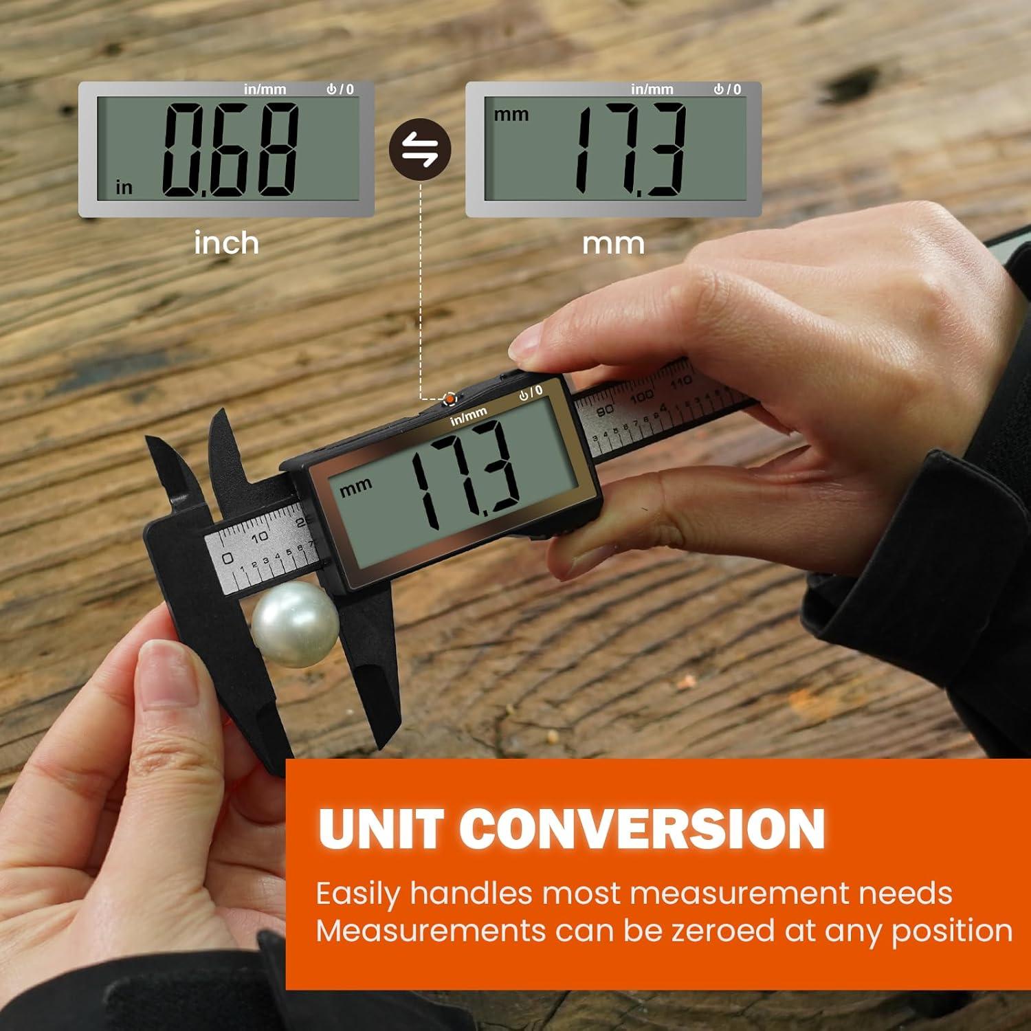 Calibrador Digital HARDELL 0-150mm Pantalla LCD Grande