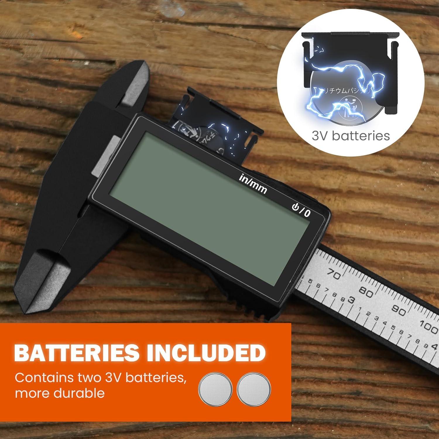 Calibrador Digital HARDELL 0-150mm Pantalla LCD Grande