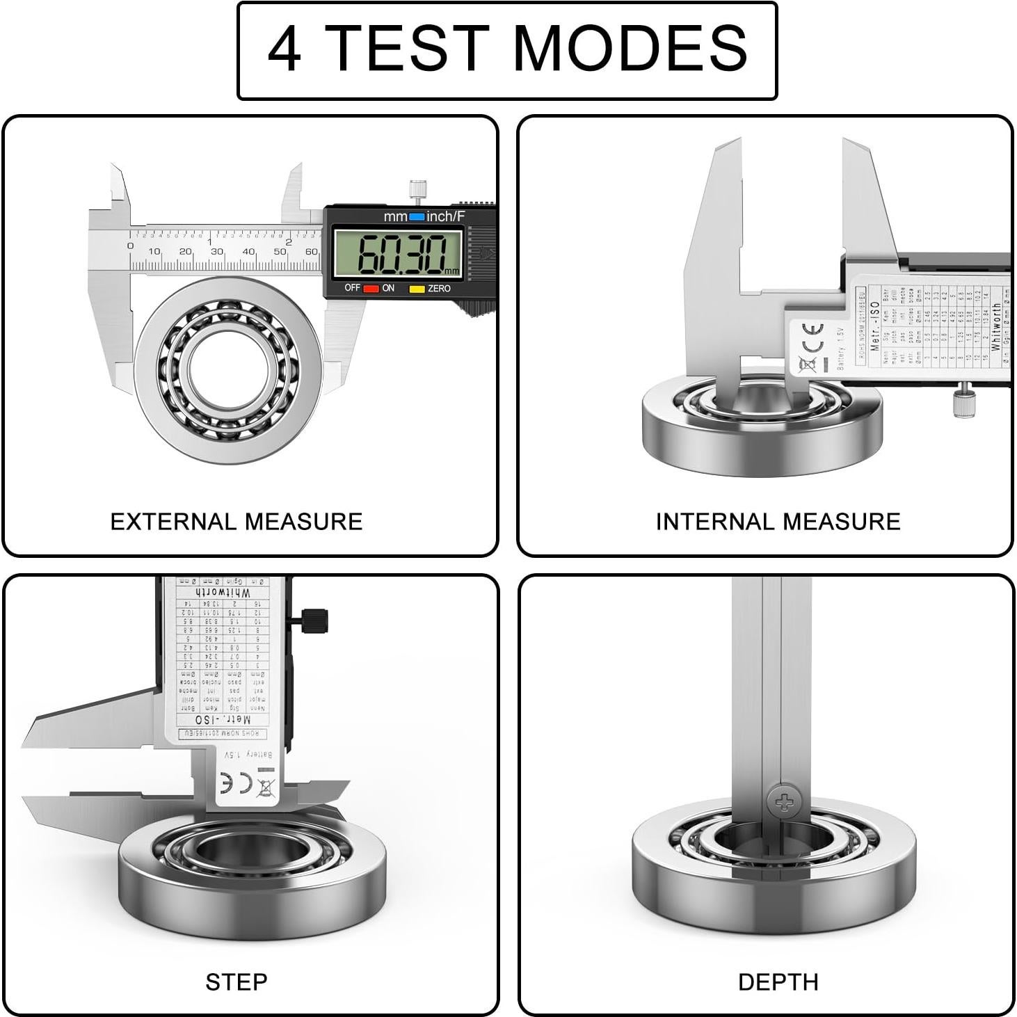 Calibrador Digital de Precisión HDLNAK 15.24 cm - Acero Inoxidable
