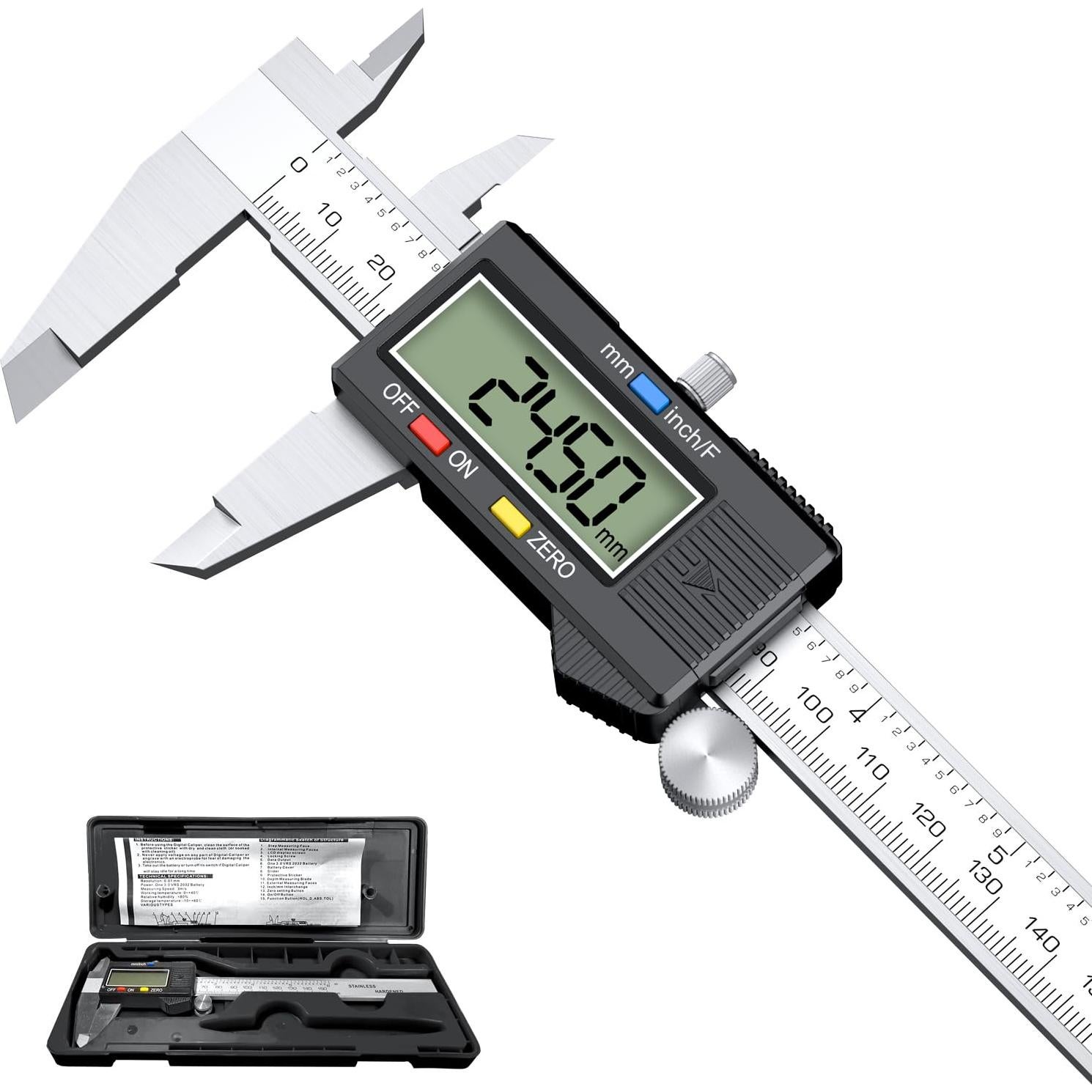 Calibrador Digital de Precisión HDLNAK 15.24 cm - Acero Inoxidable