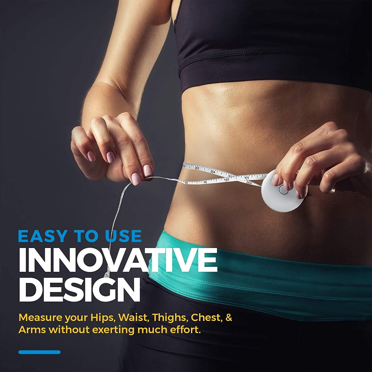 Cinta Métrica Corporal MEDca - Paquete de 2, Precisión y Ergonomía