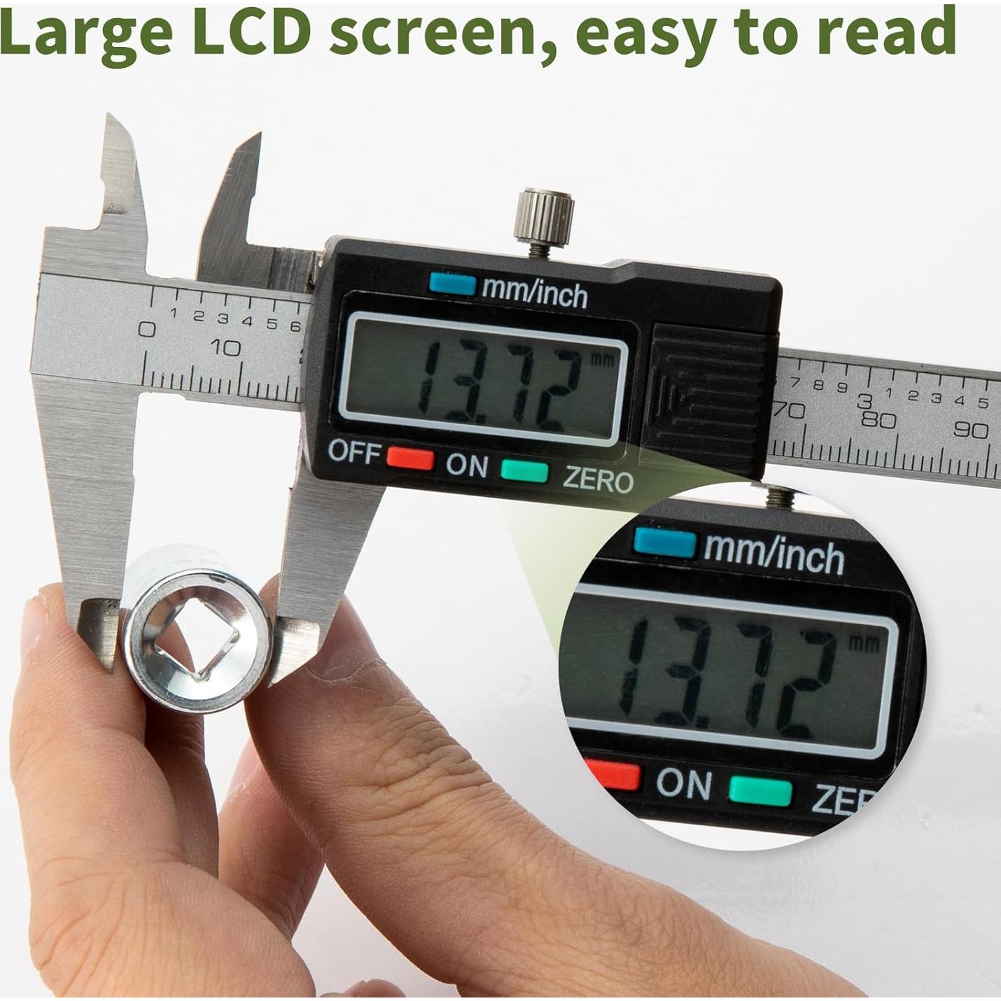 Calibrador Digital 15.24 cm Sanming Yilinglu con Pantalla LCD