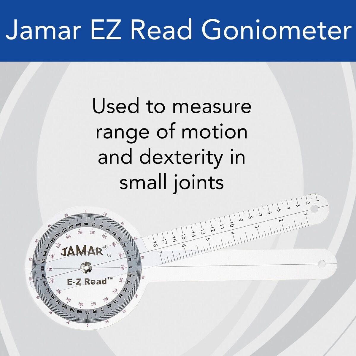 Goniómetro Jamar 52625 EZ Read 17cm para Terapia