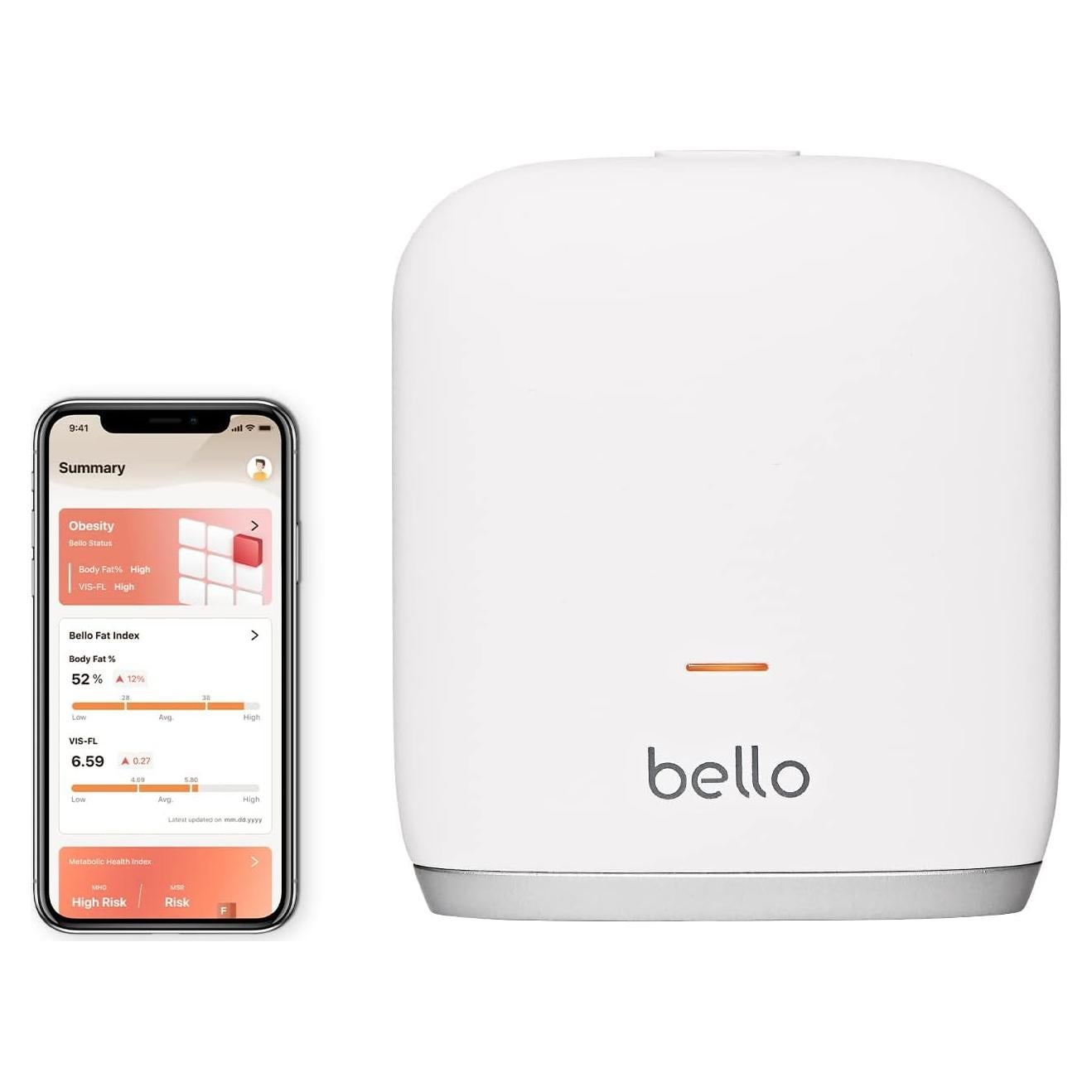 Bello 2 - Dispositivo de Análisis de Grasa Corporal Bluetooth