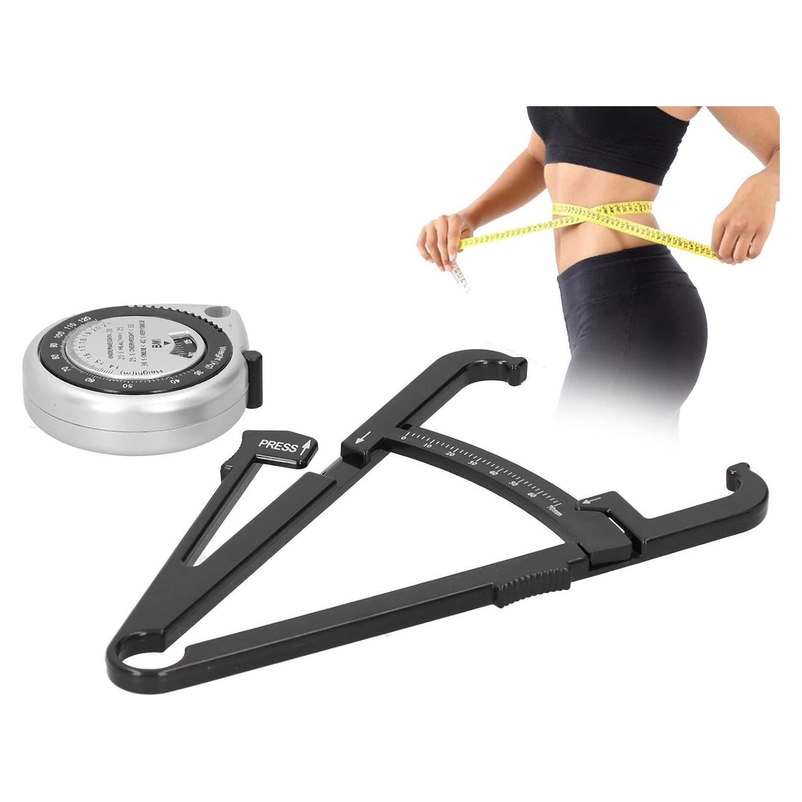 Juego de Calibrador de Grasa Corporal Zyyini con Cinta Métrica