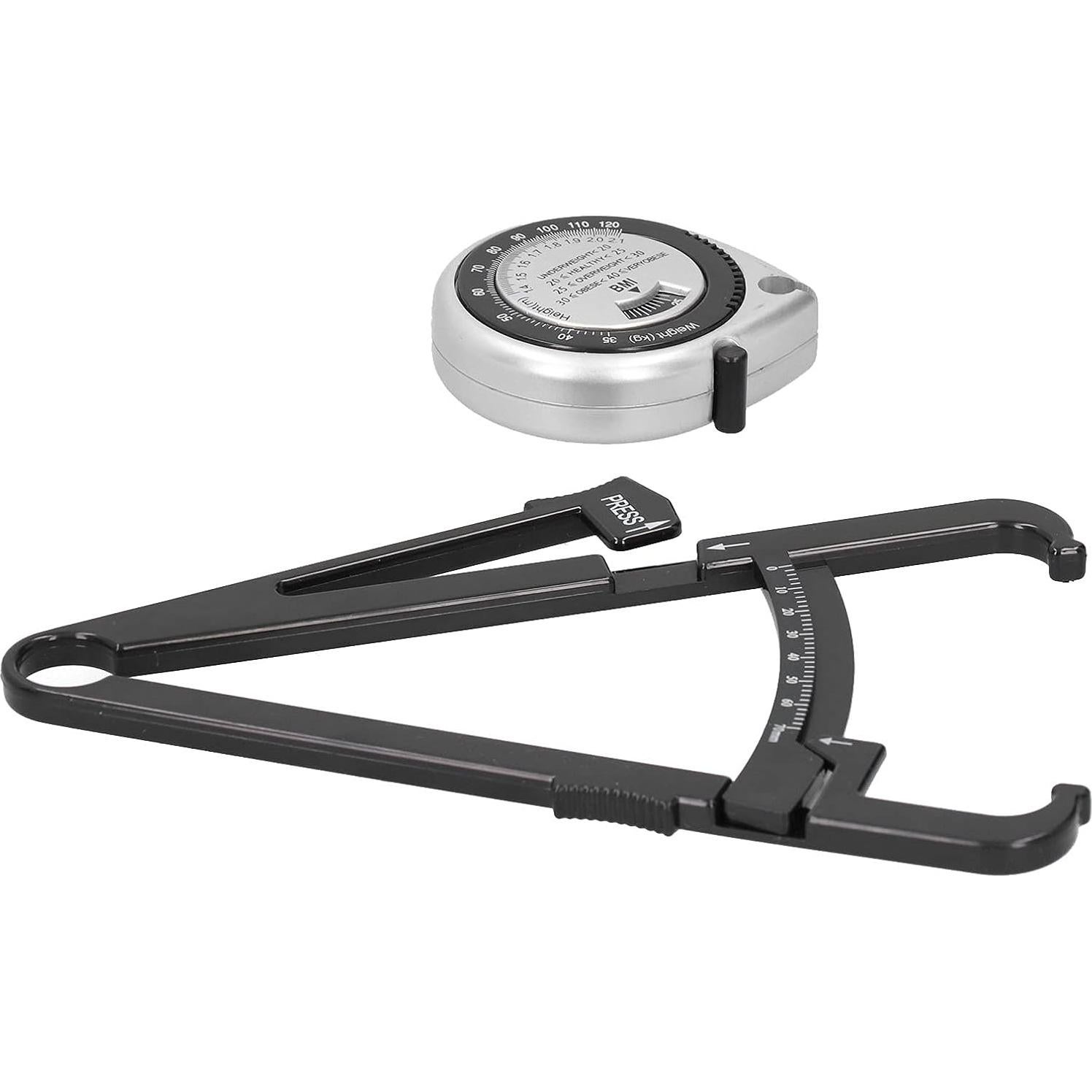 Juego de Calibrador de Grasa Corporal Zyyini con Cinta Métrica