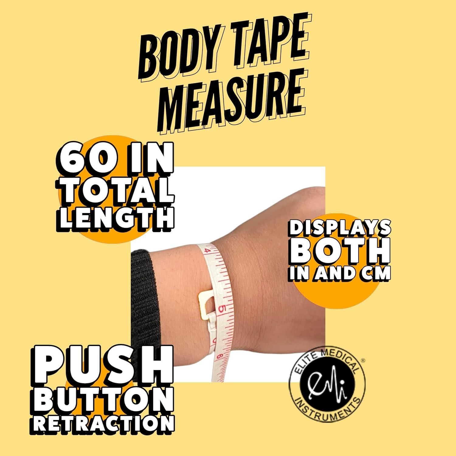 Conjunto de Medición IMC 3 Piezas EMI - Cinta Métrica y Calculadoras