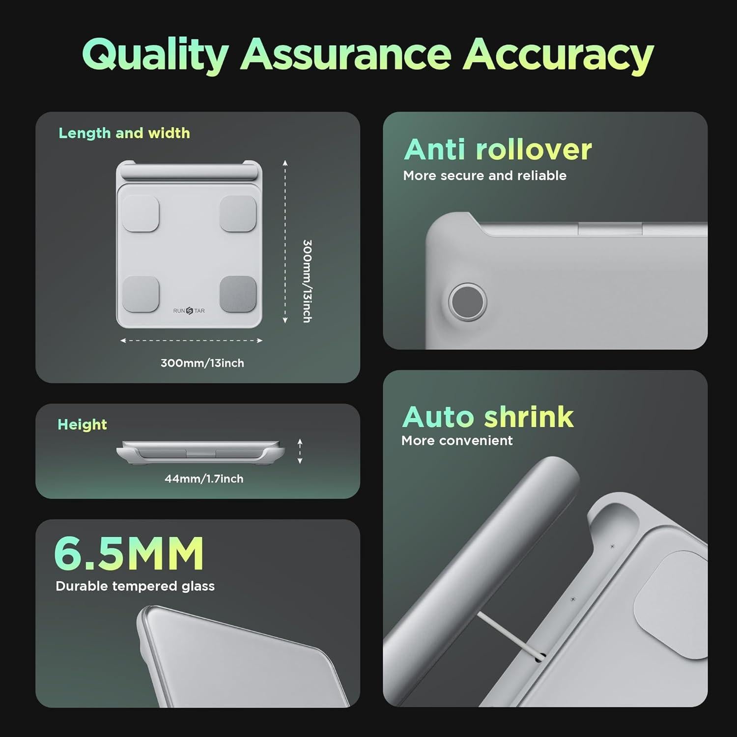 Báscula Inteligente Runstar FG2202LB 28 Métricas Digital