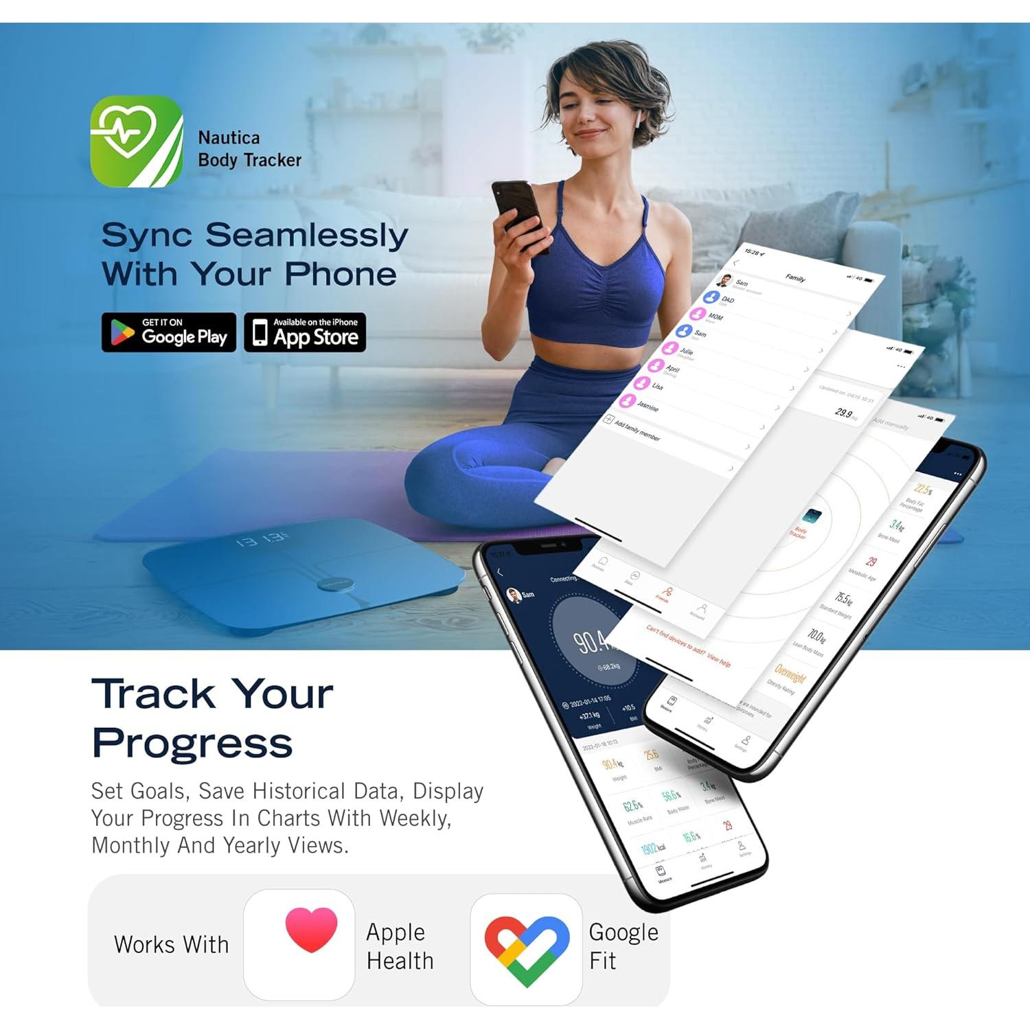 Báscula Digital Inteligente Technofashion NTSC02 Bluetooth 199.58 kg