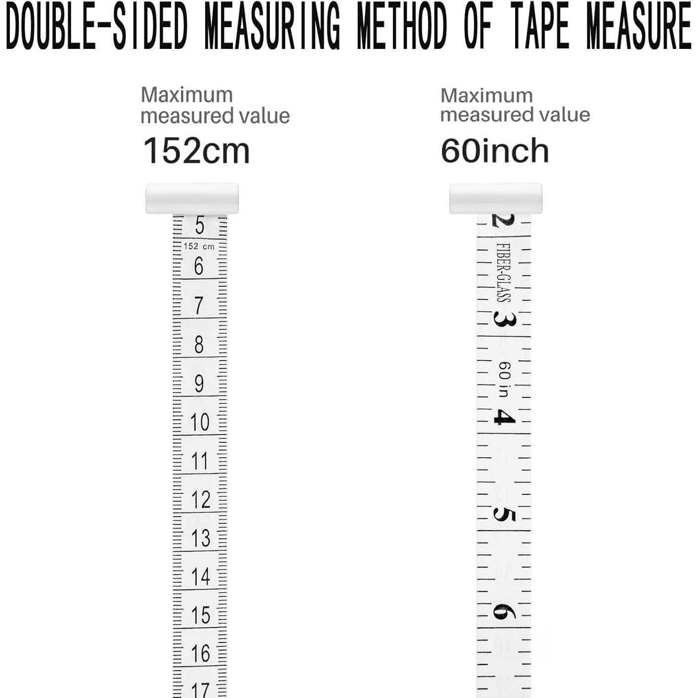 Cinta Métrica Corporal GZYTMYGS 2 PCS Suave y Compacta