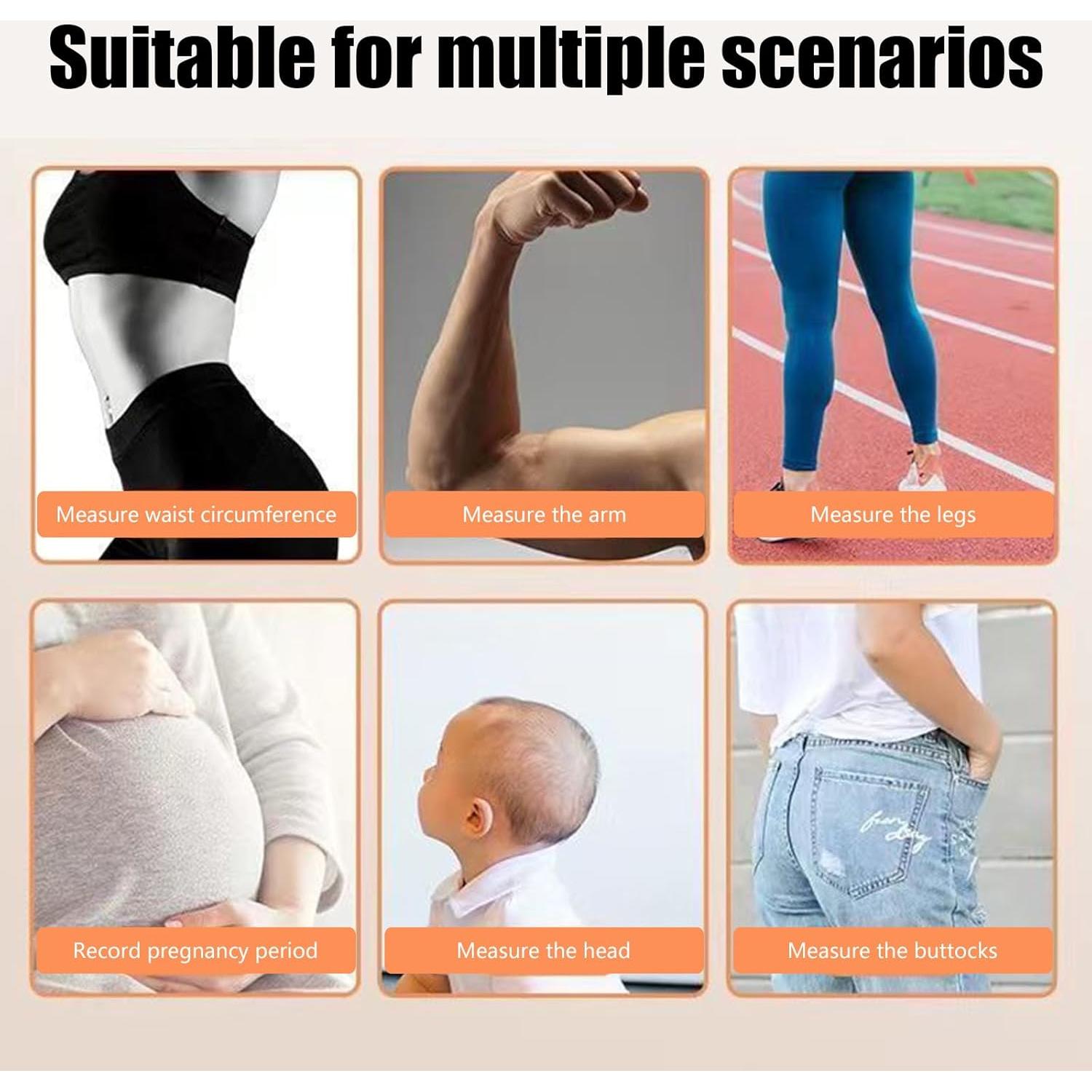 Cinta Métrica Corporal GZYTMYGS 2 PCS Suave y Compacta