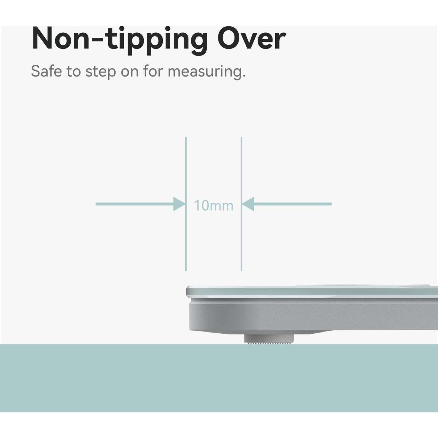 Monitor de Escala de Grasa Corporal Bluetooth EZFAST - Métricas Completas