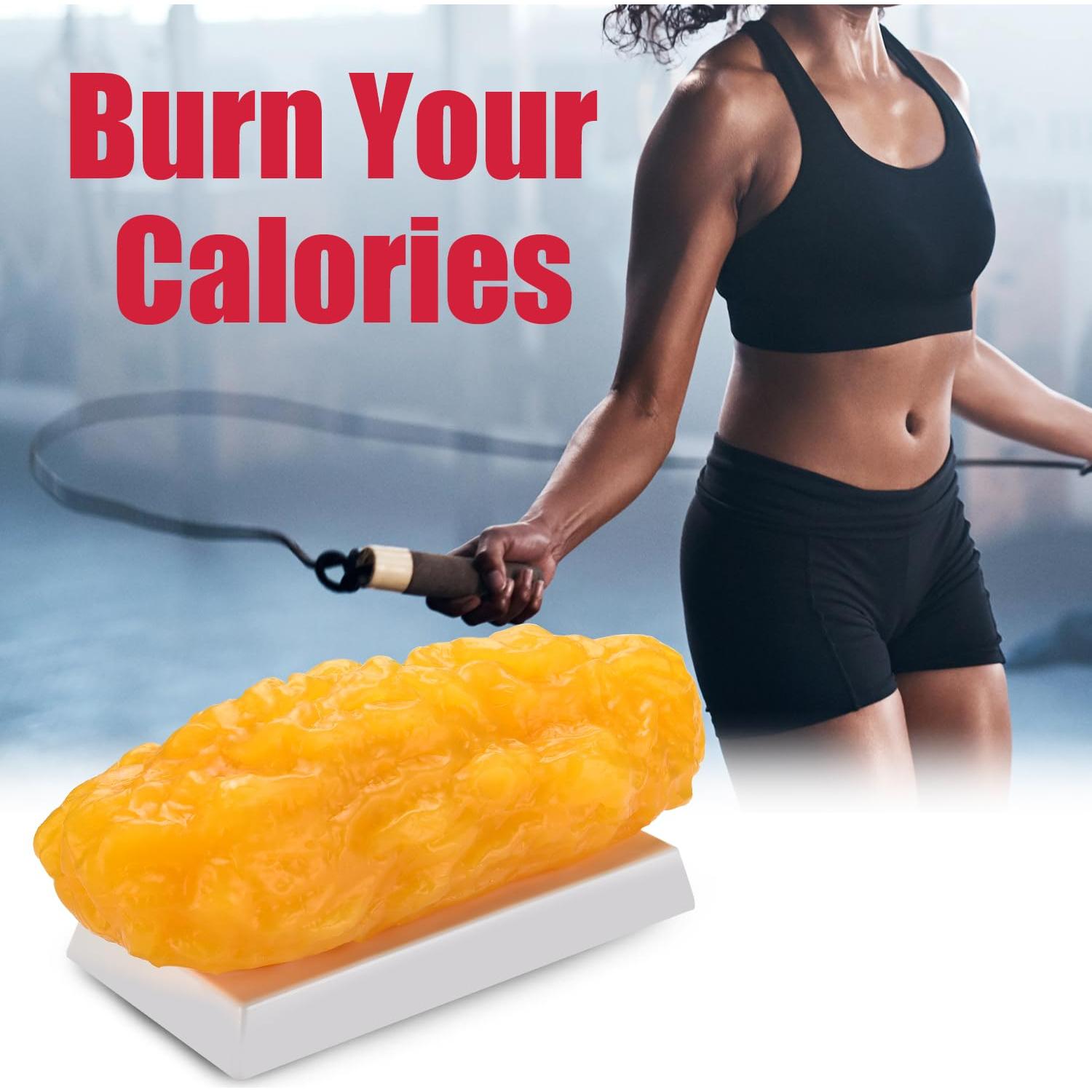 Réplica de Grasa Humana 2.27 kg SimCoach - Motivación para Pérdida de Peso