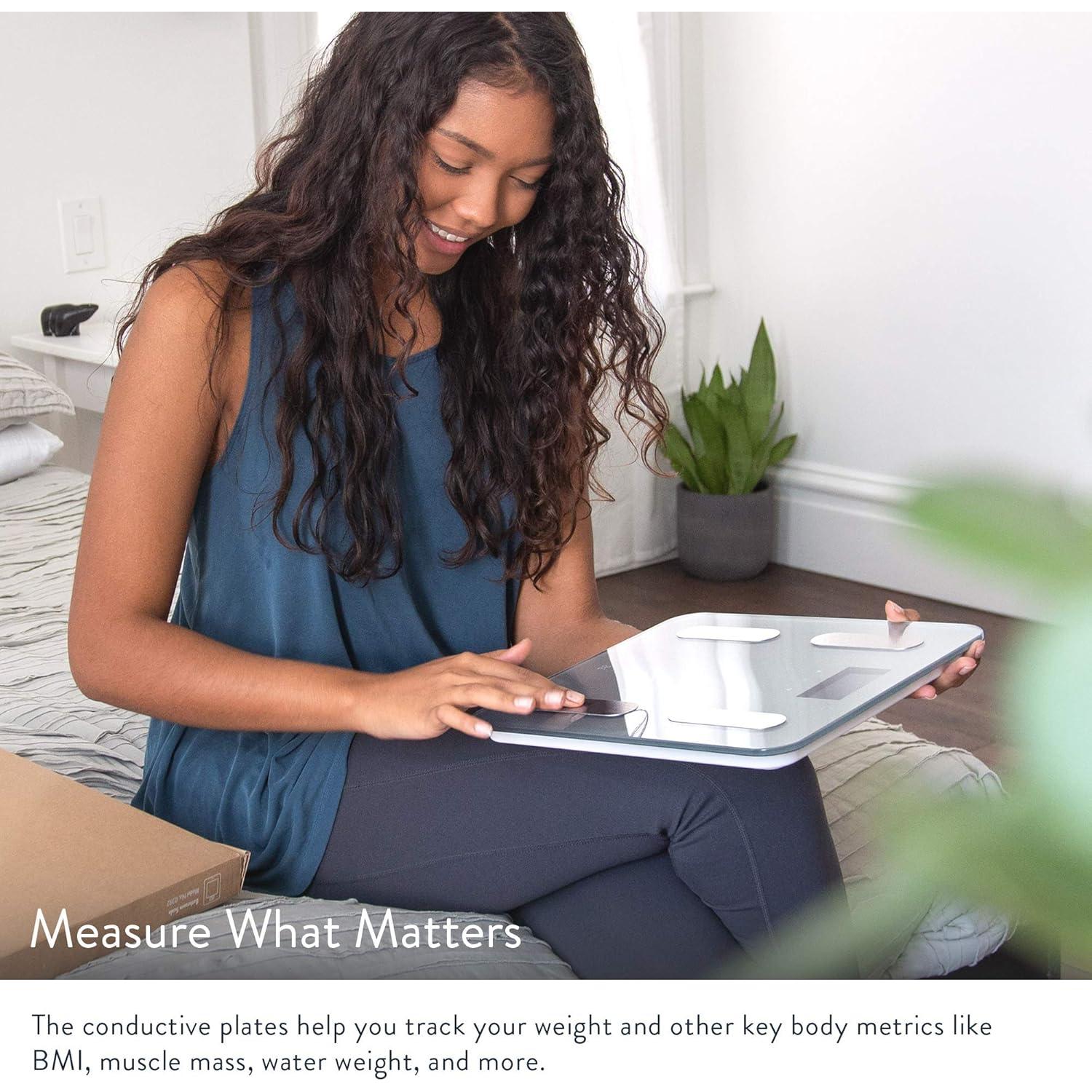 Báscula Digital Inteligente Greater Goods BD1090, 181 kg, Gris