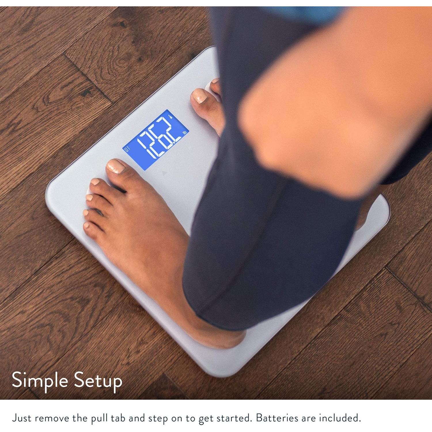 Báscula Digital Inteligente Greater Goods BD1090, 181 kg, Gris