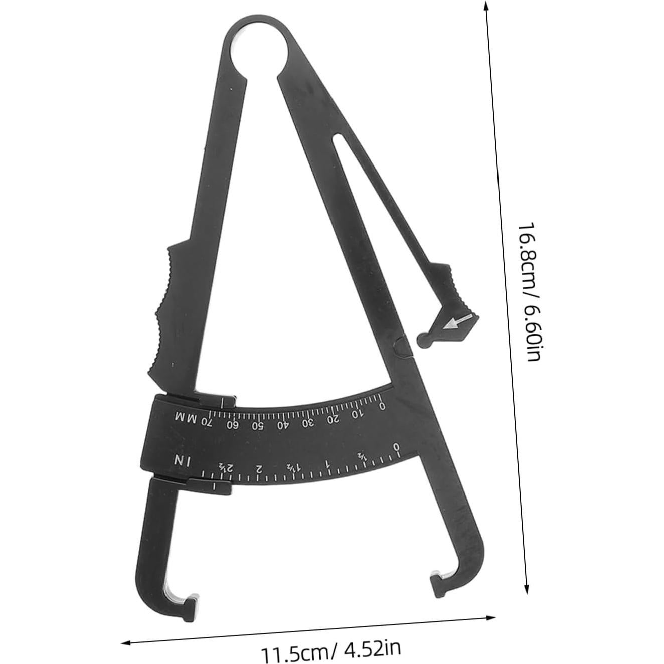 Calibrador de Grasa Portátil Ipetboom Doble Escala ABS 16.8cm