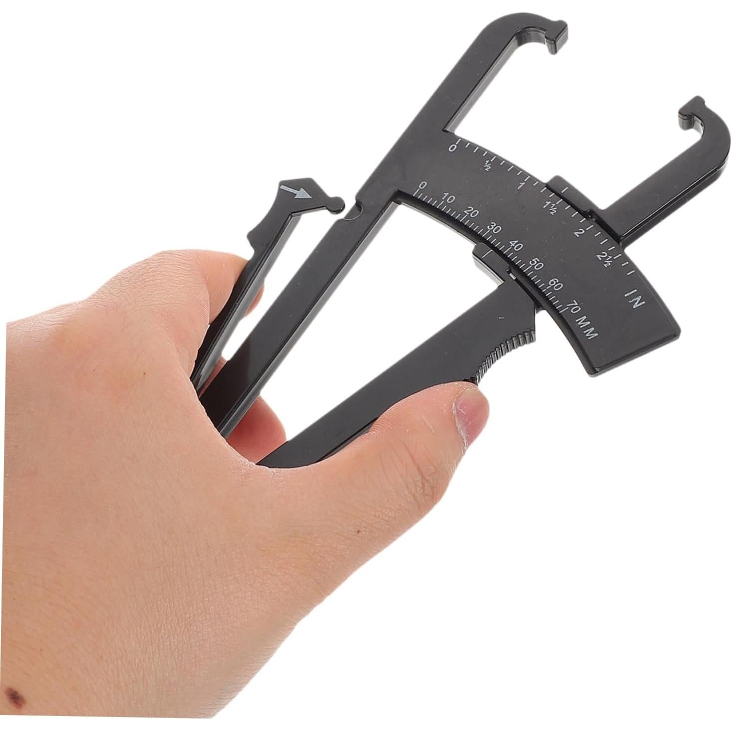 Calibrador de Grasa Portátil Ipetboom Doble Escala ABS 16.8cm