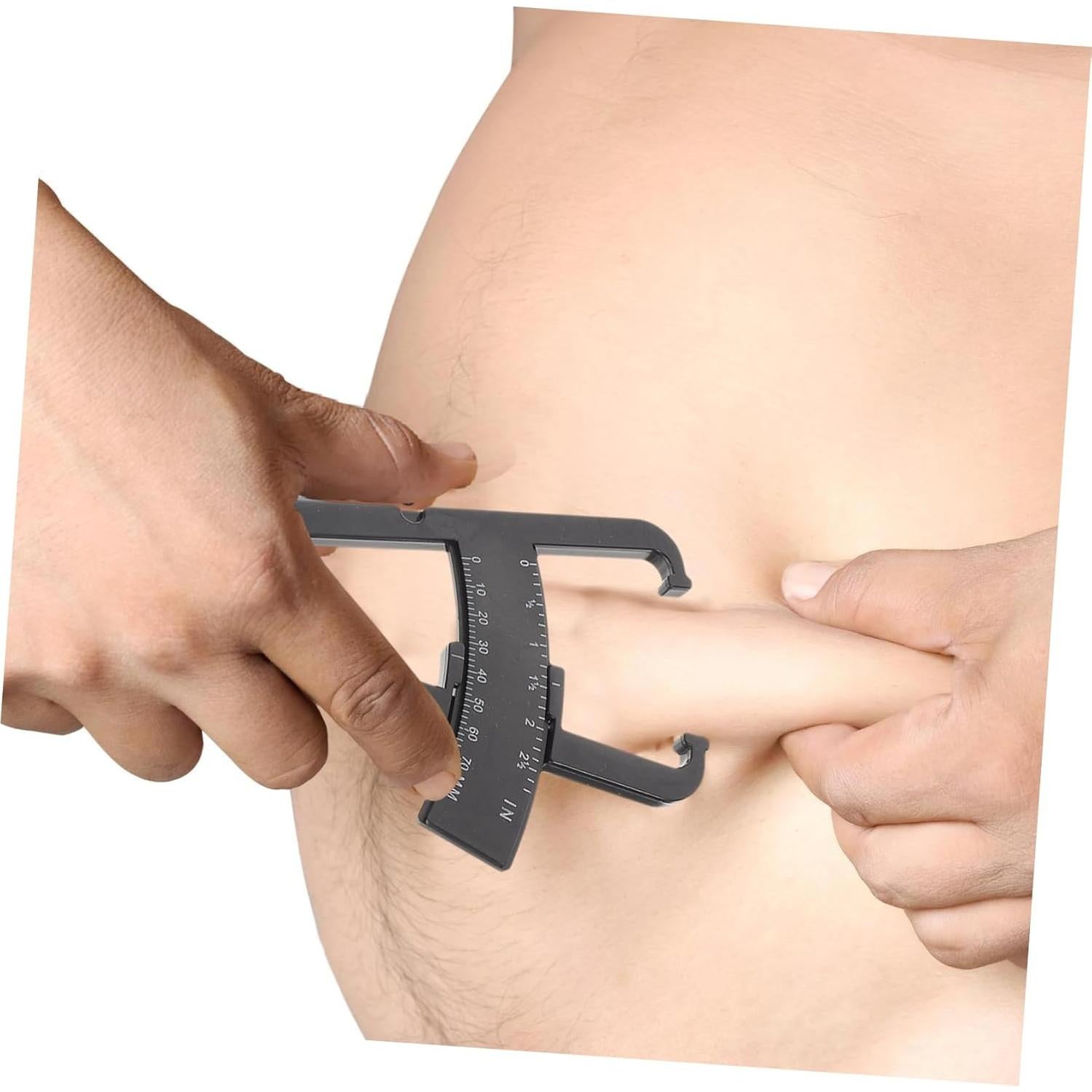 Calibrador de Grasa Portátil Ipetboom Doble Escala ABS 16.8cm