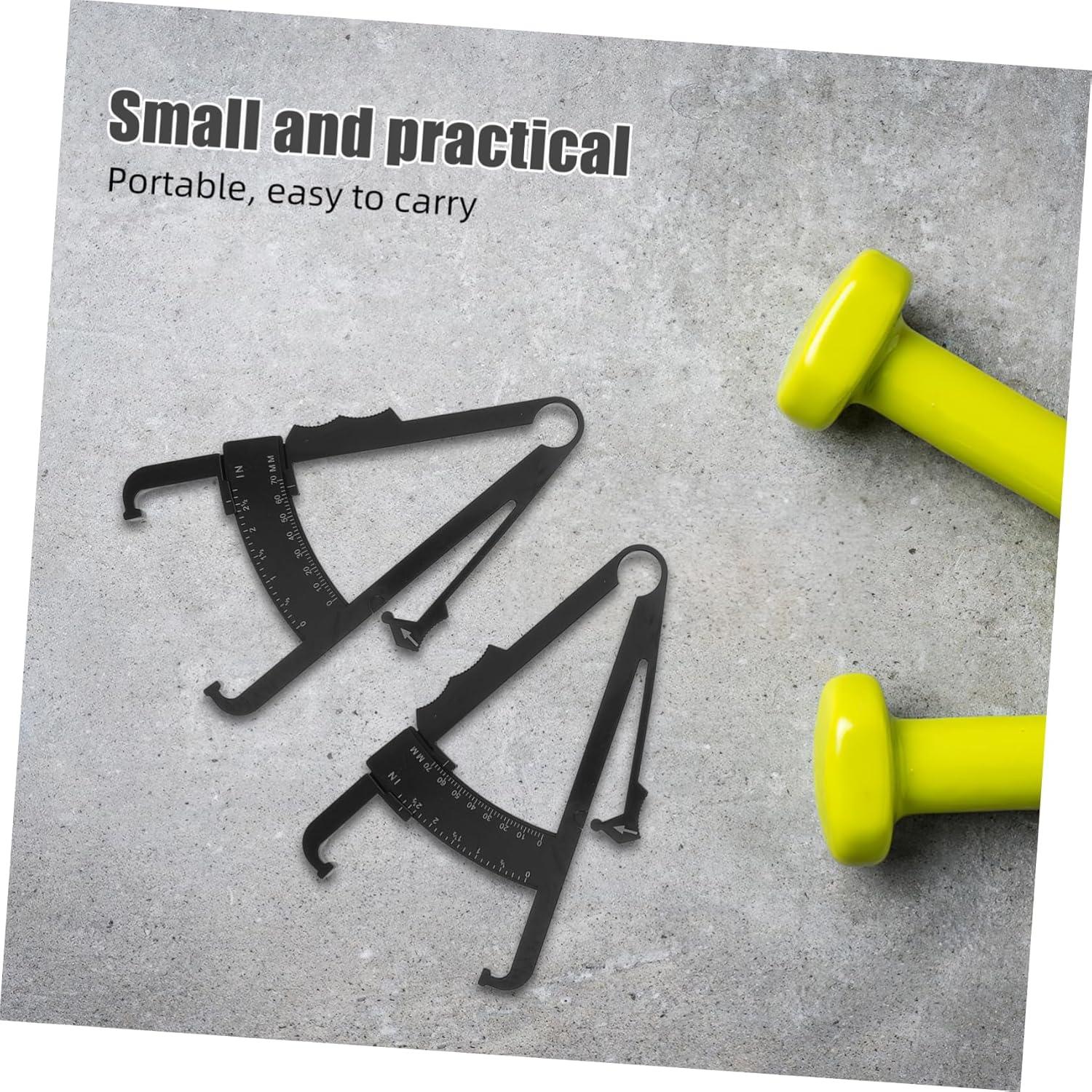 Calibrador de Grasa Portátil Ipetboom Doble Escala ABS 16.8cm