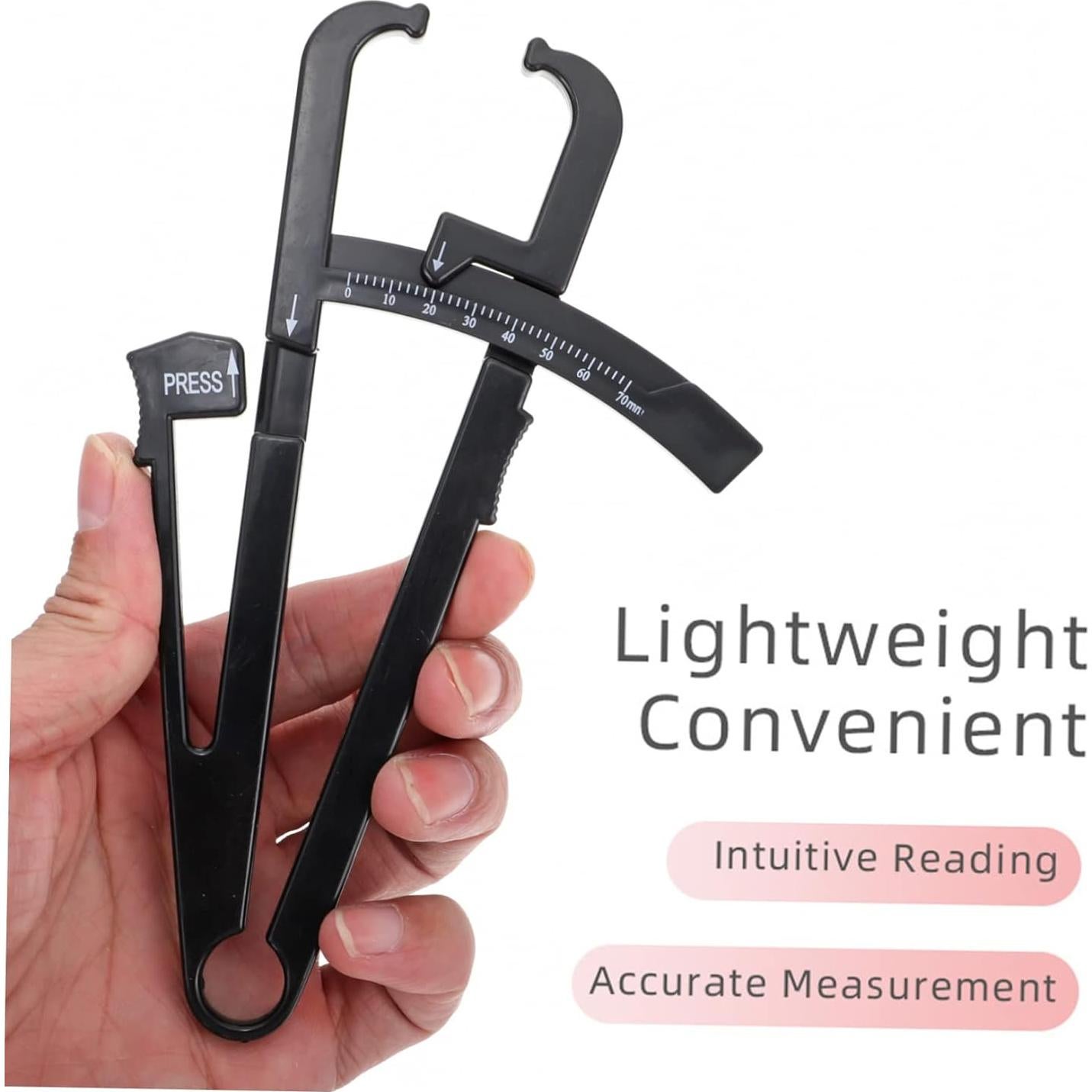 Calibrador de Piel 2 Pcs PACKOVE para Composición Corporal