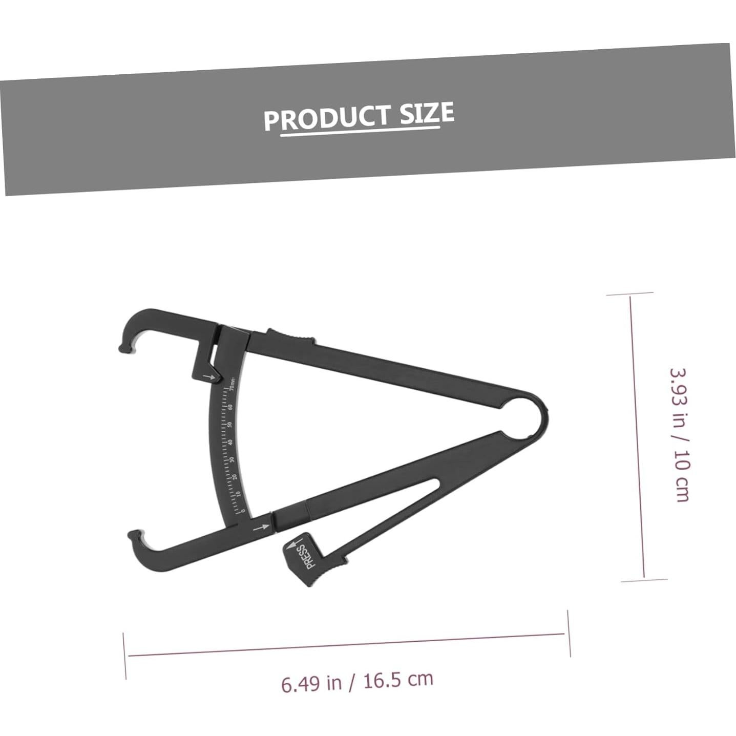 Calibrador de Piel 2 Pcs PACKOVE para Composición Corporal