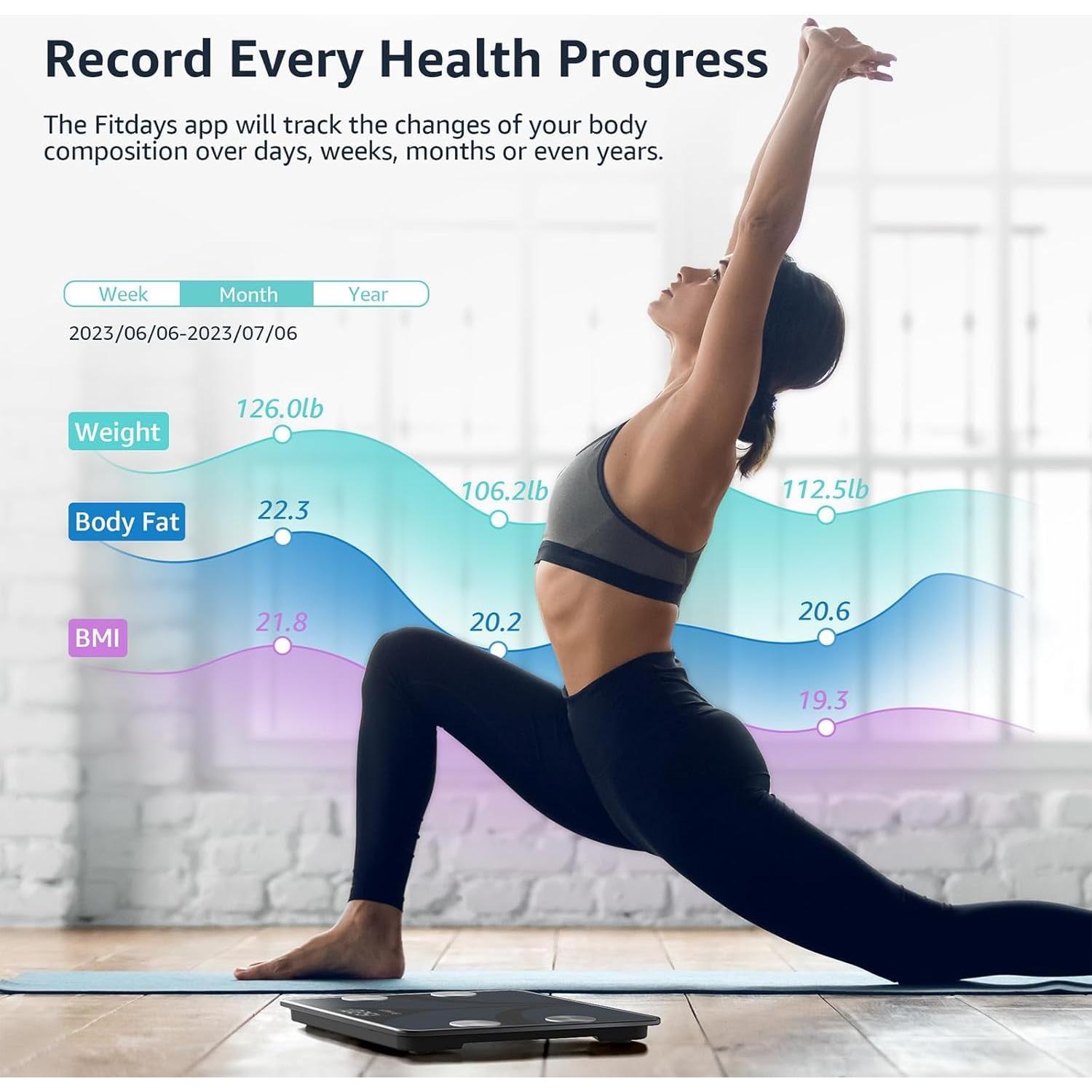 Escala Digital de Composición Corporal Postura FG220LB - 181kg