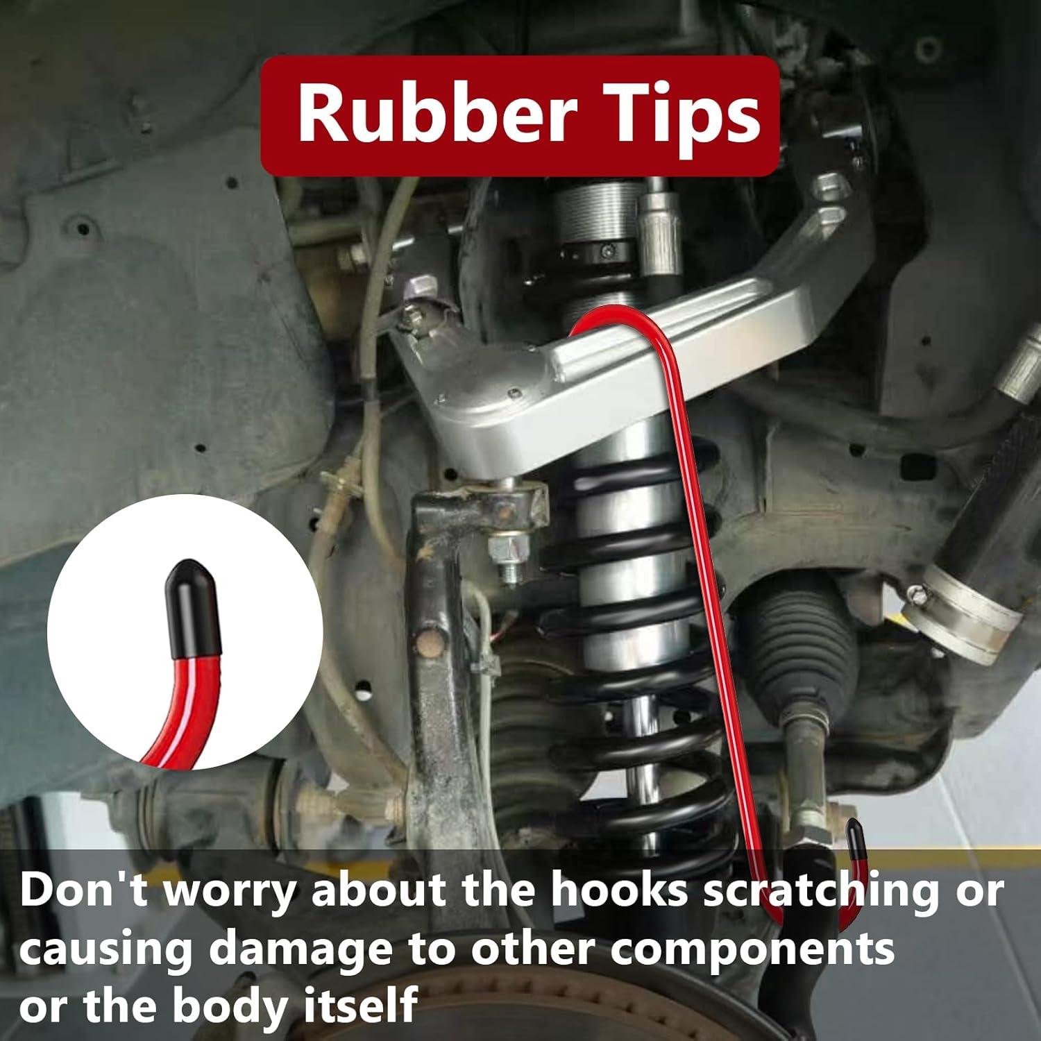 Soporte de Caliper de Freno BFXM 4PCS con Puntas de Goma