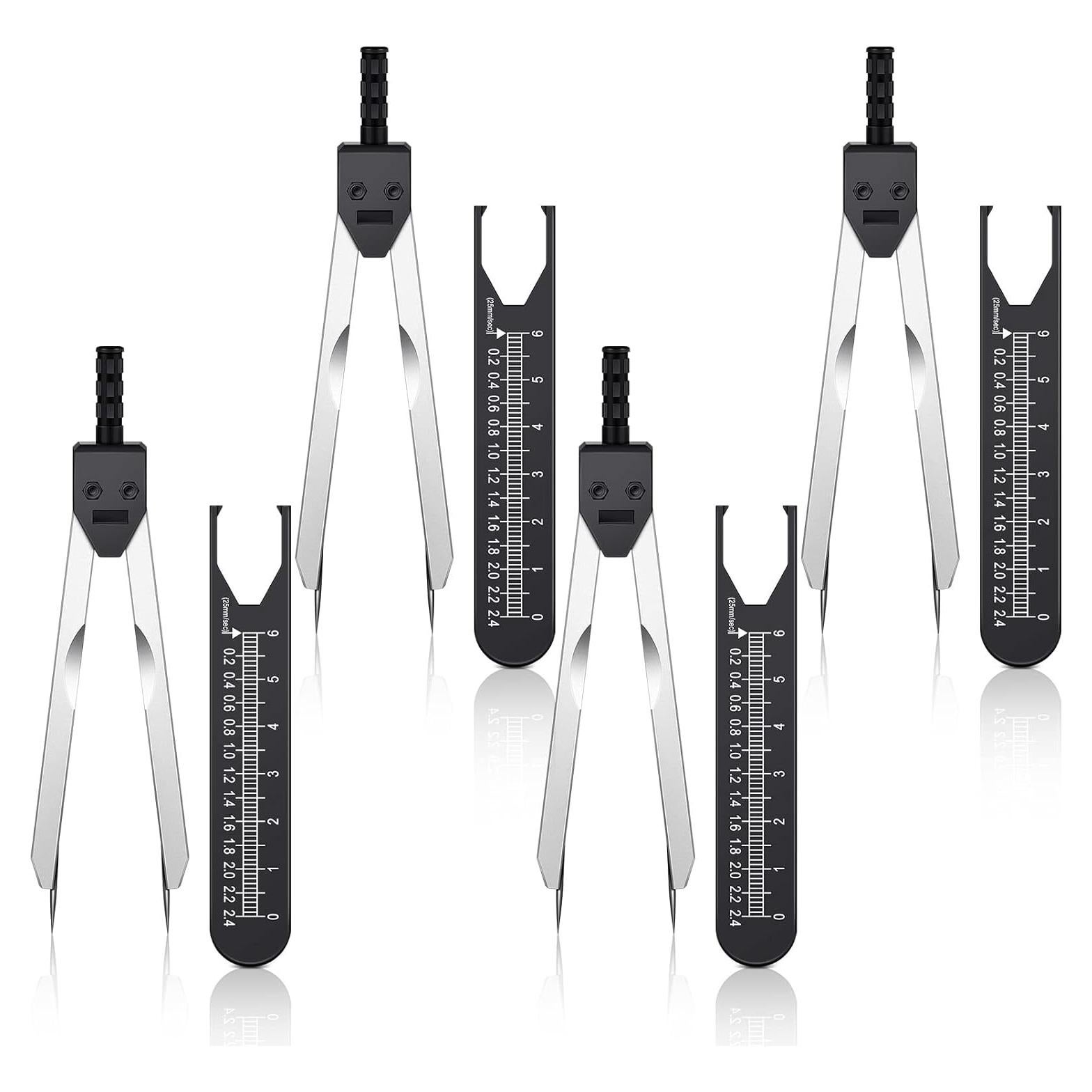 Calibrador EKG Frienda 4 Piezas Herramienta de Medición