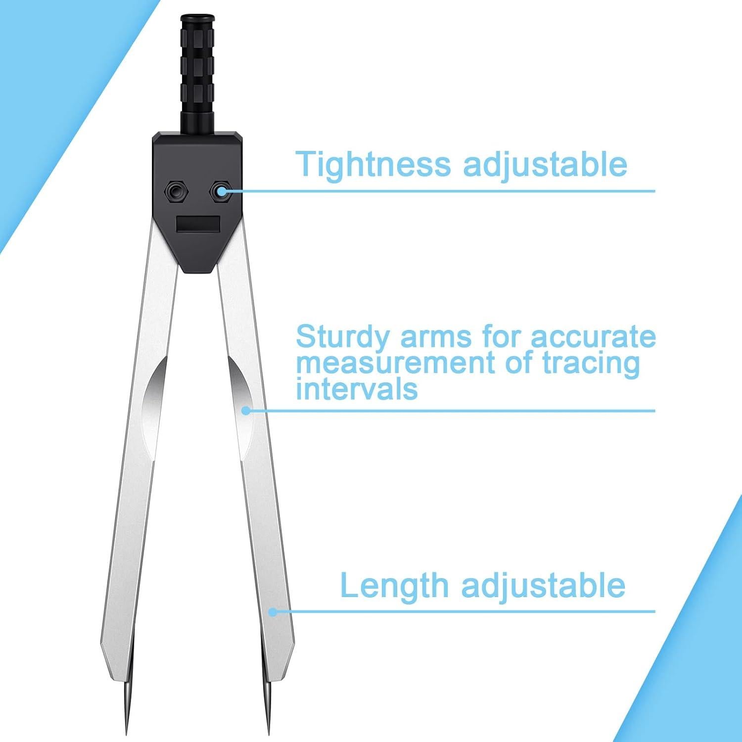 Calibrador EKG Frienda 4 Piezas Herramienta de Medición