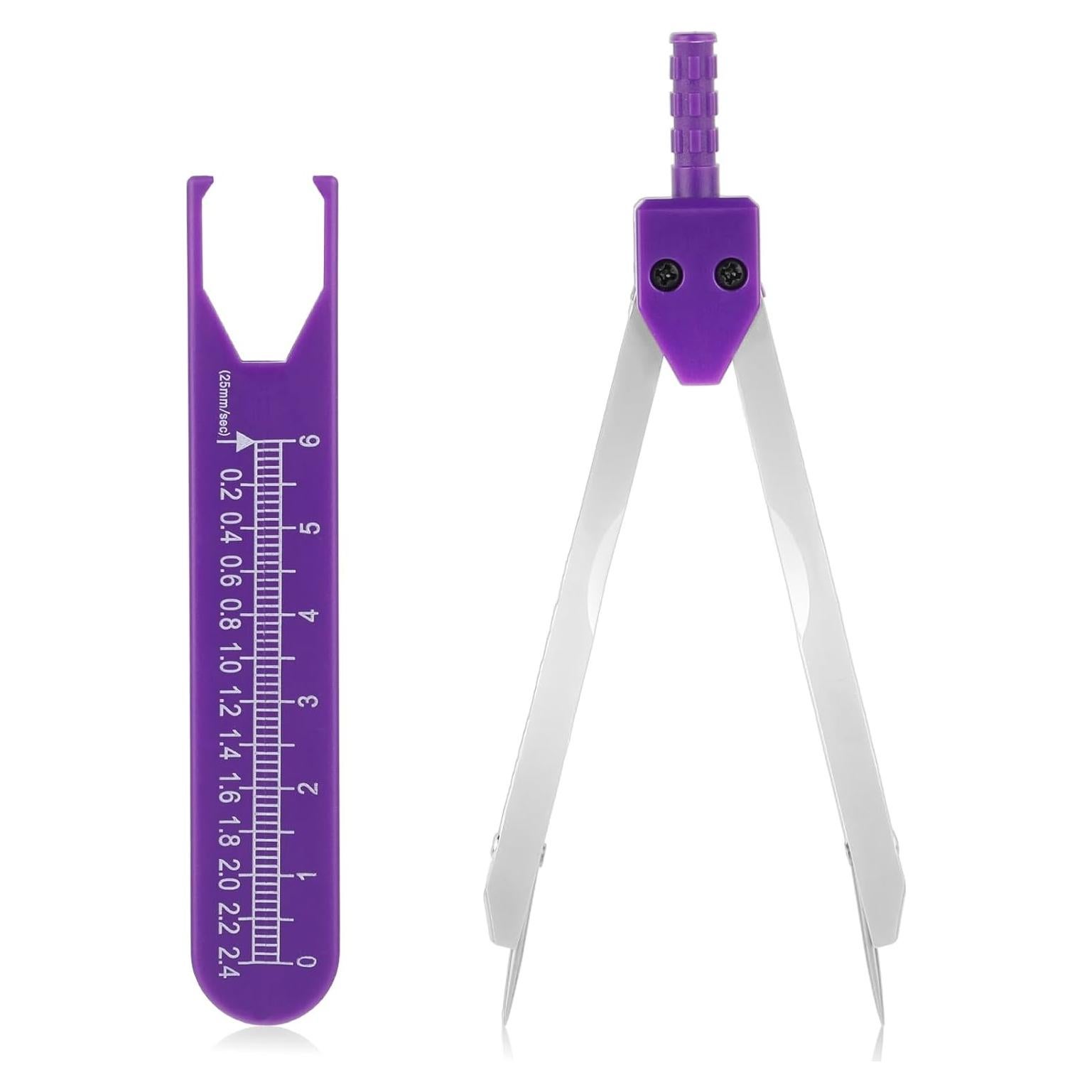 Calibrador EKG MOZEAT LENS 2 Piezas Color Púrpura