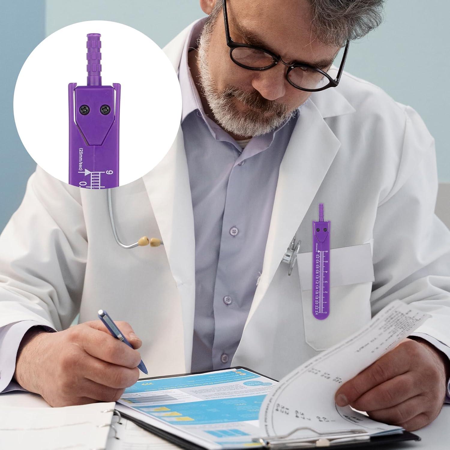 Calibrador EKG MOZEAT LENS 2 Piezas Color Púrpura